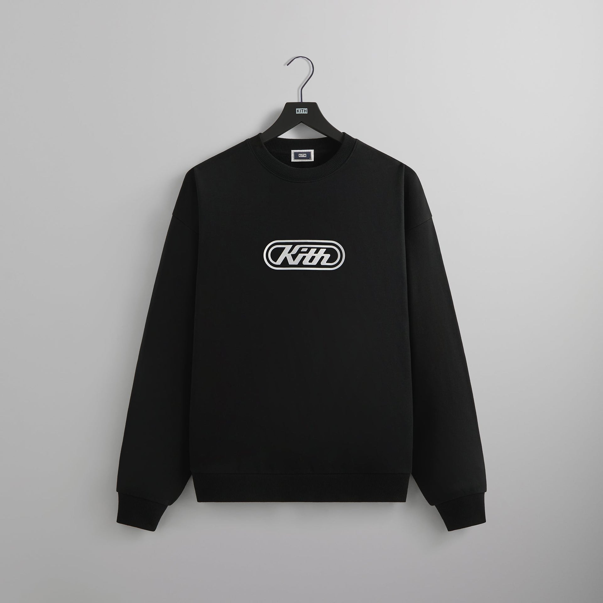 Kith Vortex Logo Nelson Crewneck - Black