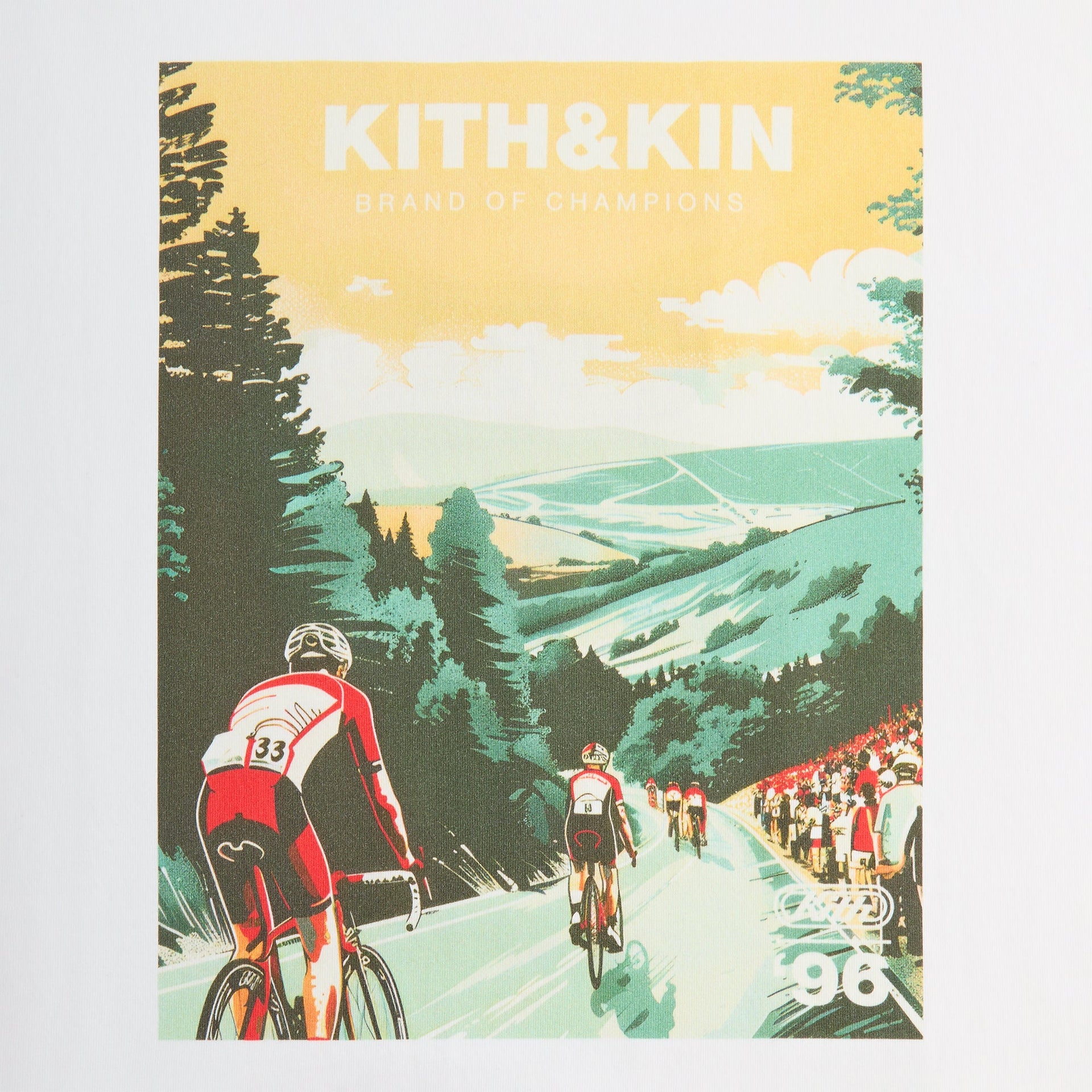 Kith Cycling Poster Tee - White