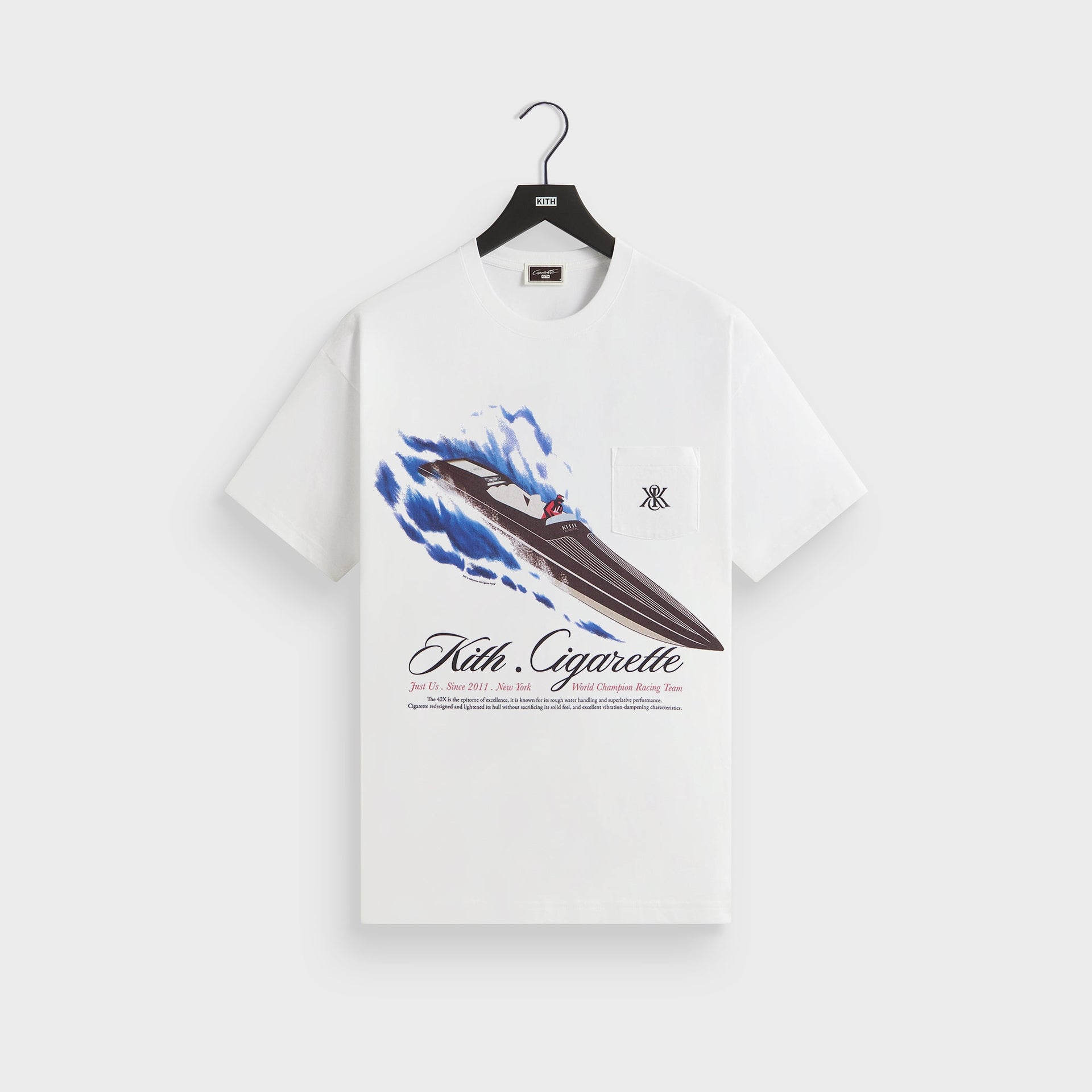 Kith for Cigarette Racing 42X Vintage Tee - White PH