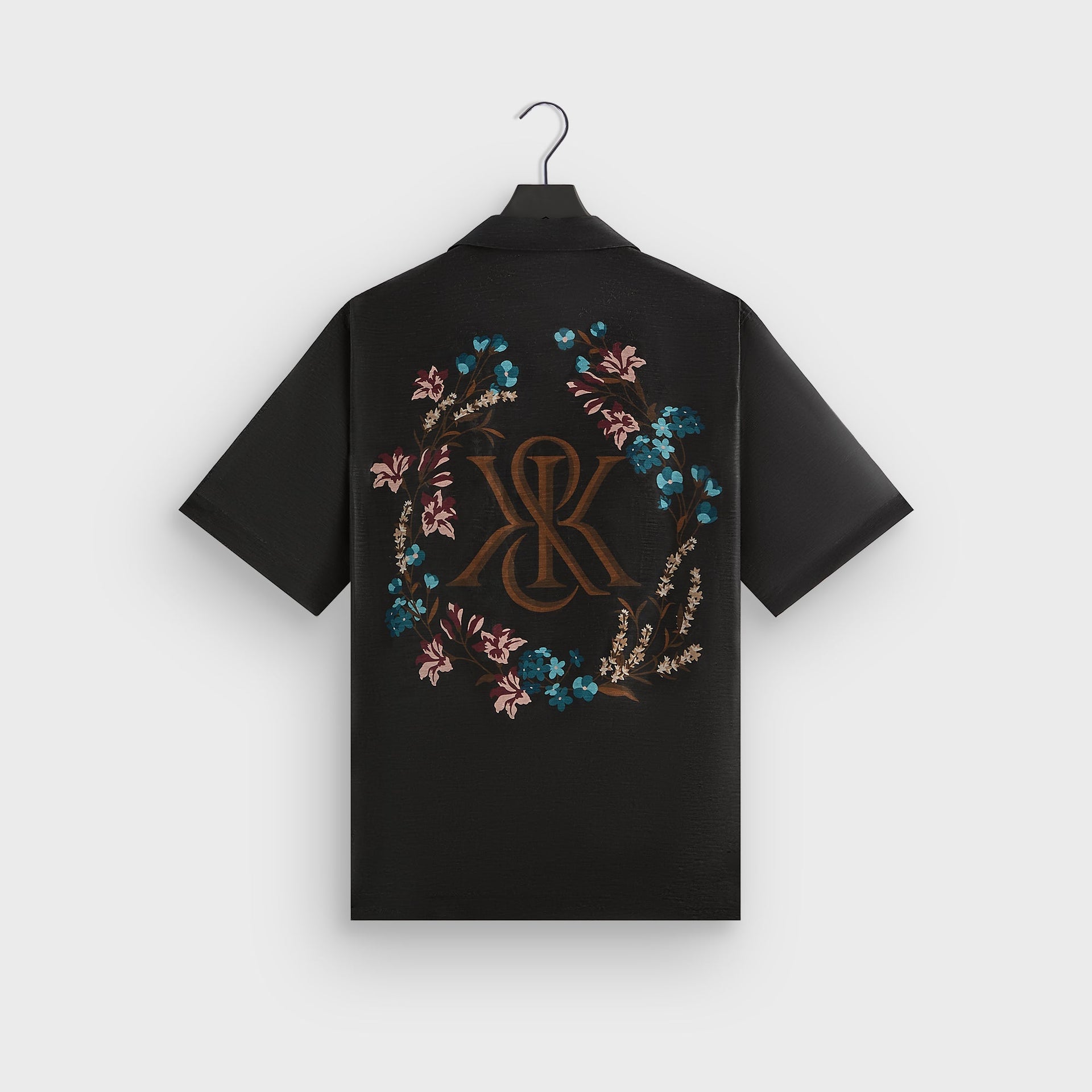 Kith Linen Thompson Camp Collar Shirt - Black PH