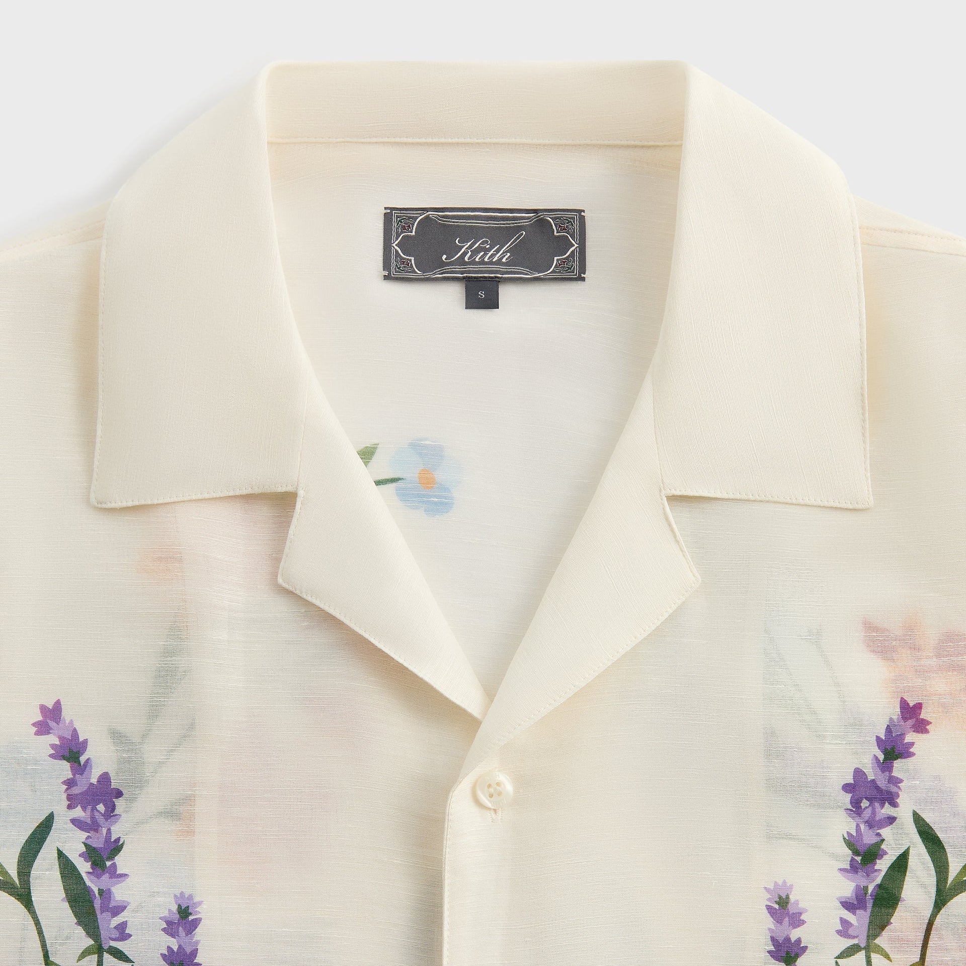 Kith Linen Thompson Camp Collar Shirt - Sandrift PH