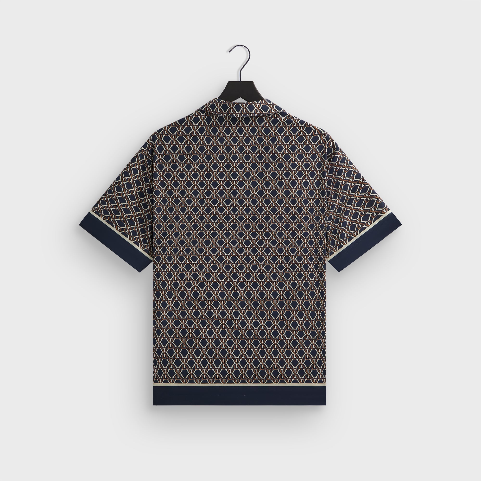 トップス kith monogram Kith Monogram Crest Reade Shirt - Nocturnal – Kith Europe