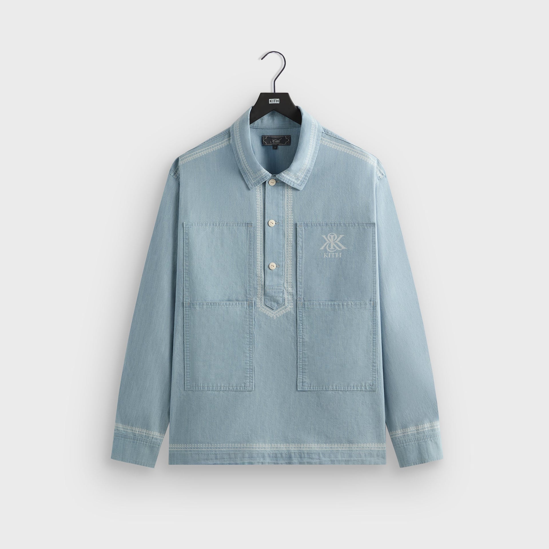 Kith Chambray Paterson Shirt - Light Indigo PH