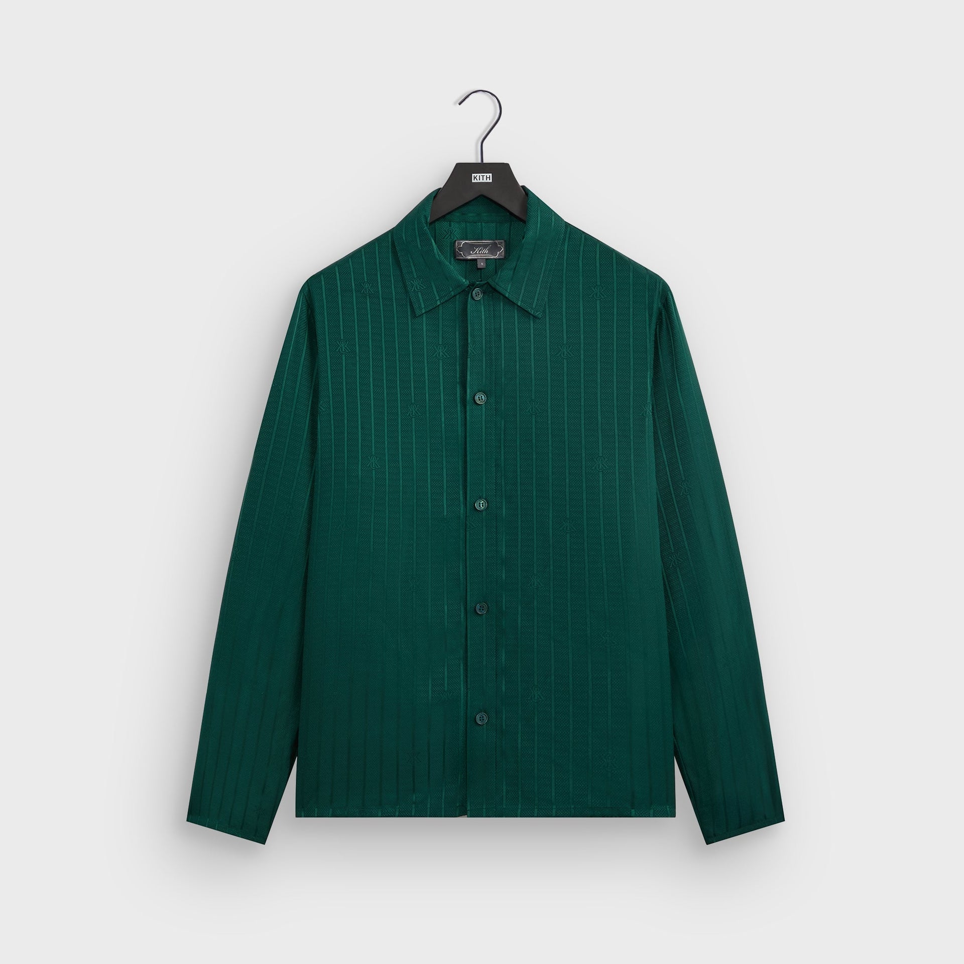 Kith Crest Logo Boxy Collared Overshirt - Fairway PH