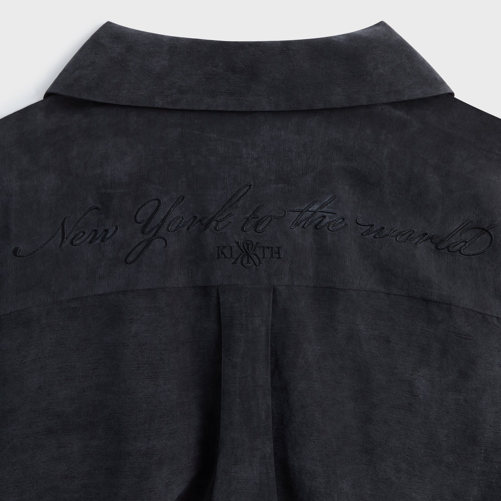 Kith Adonis Camp Collar Shirt - Black – Kith Europe