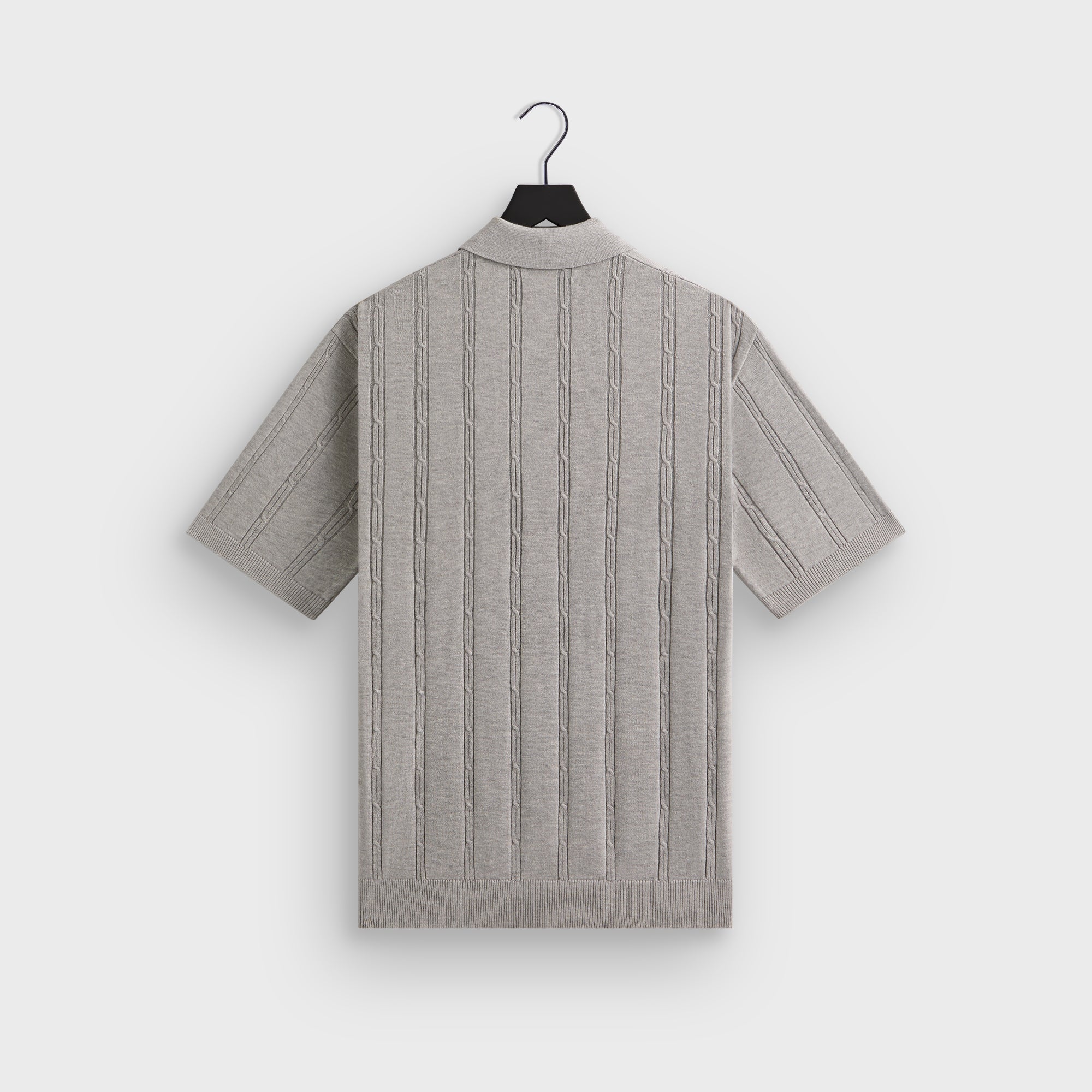 Kith Tilden Polo - Light Heather Grey – Kith Europe