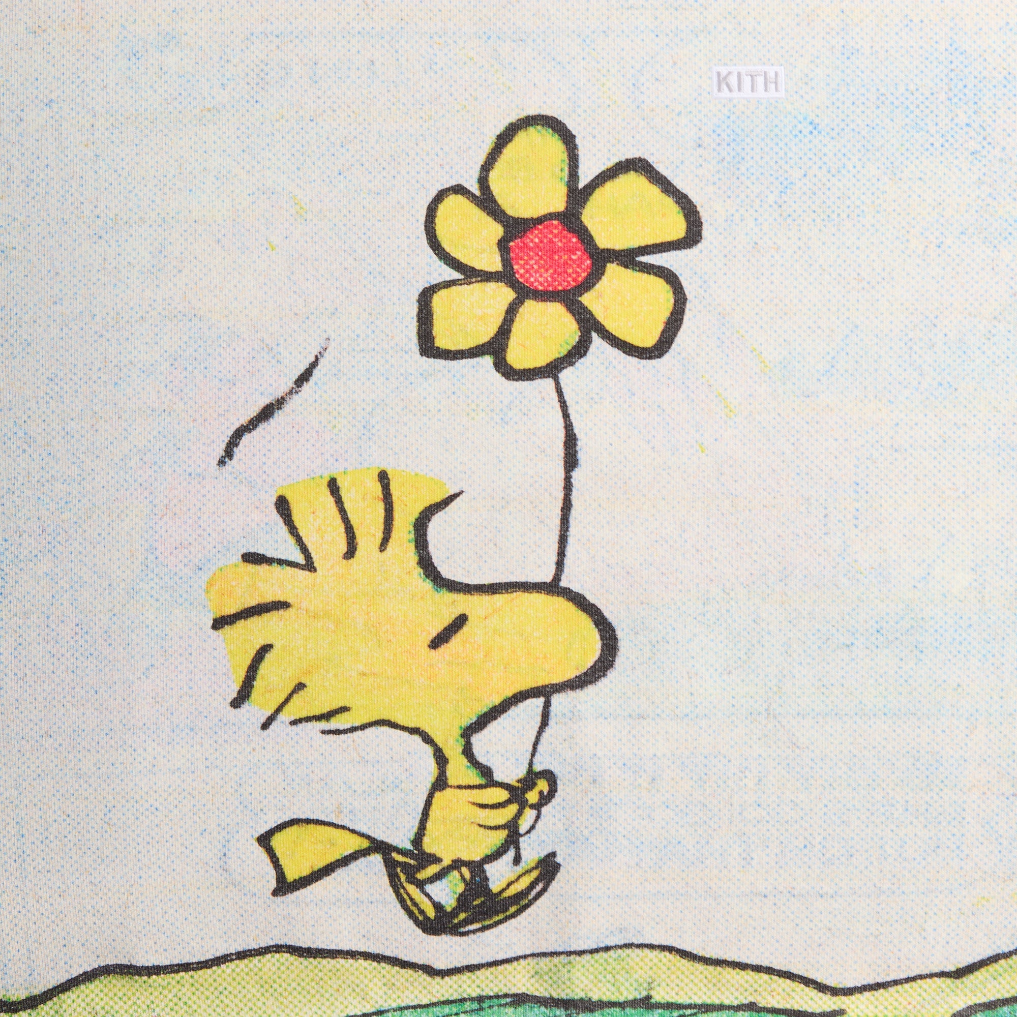 Kith for Peanuts Woodstock Comic Nelson Crewneck - Chalk