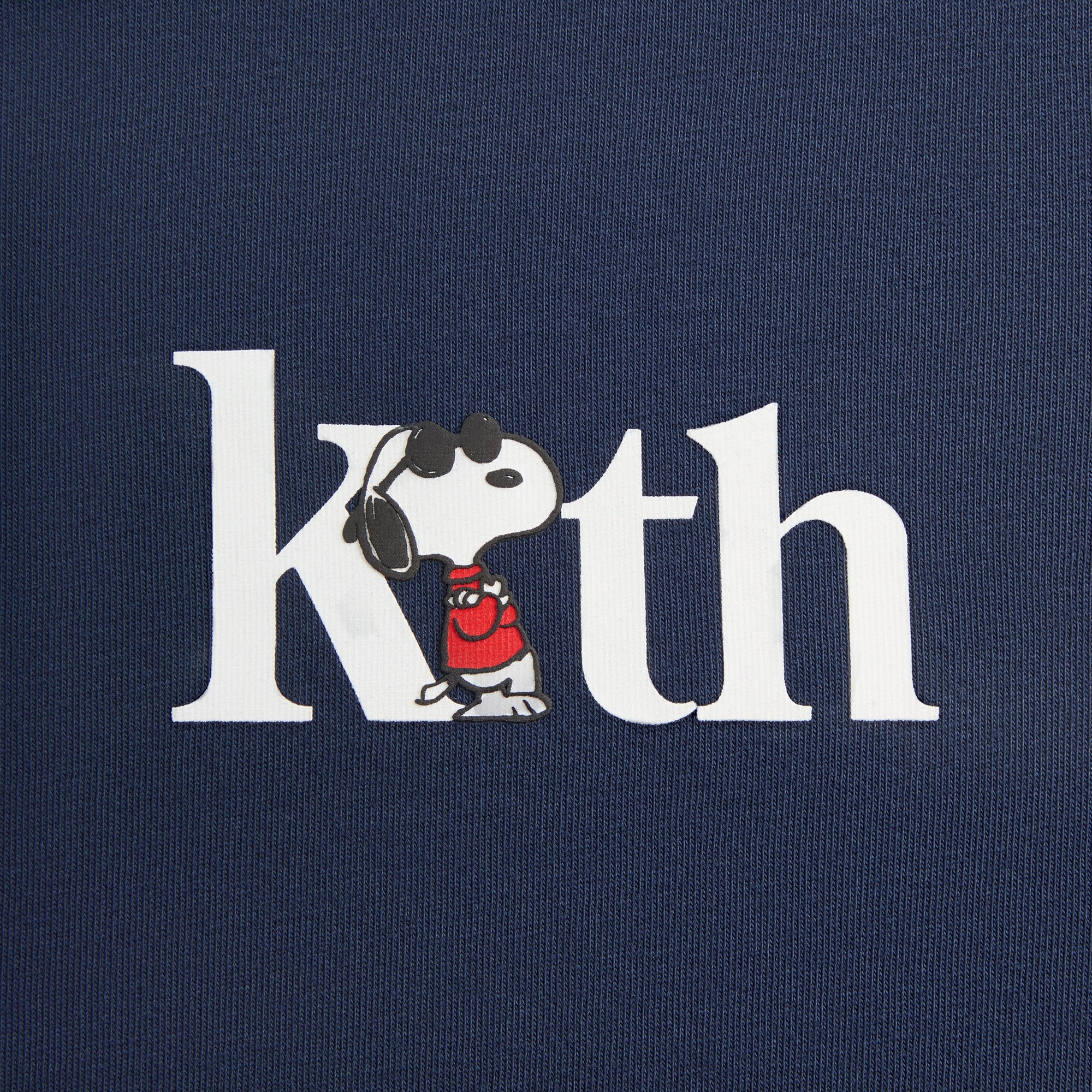 Kith for Peanuts Joe Cool Serif Tee - Nocturnal – Kith Europe Kith for Peanuts Joe Cool Serif Tee - Nocturnal – Kith Europe