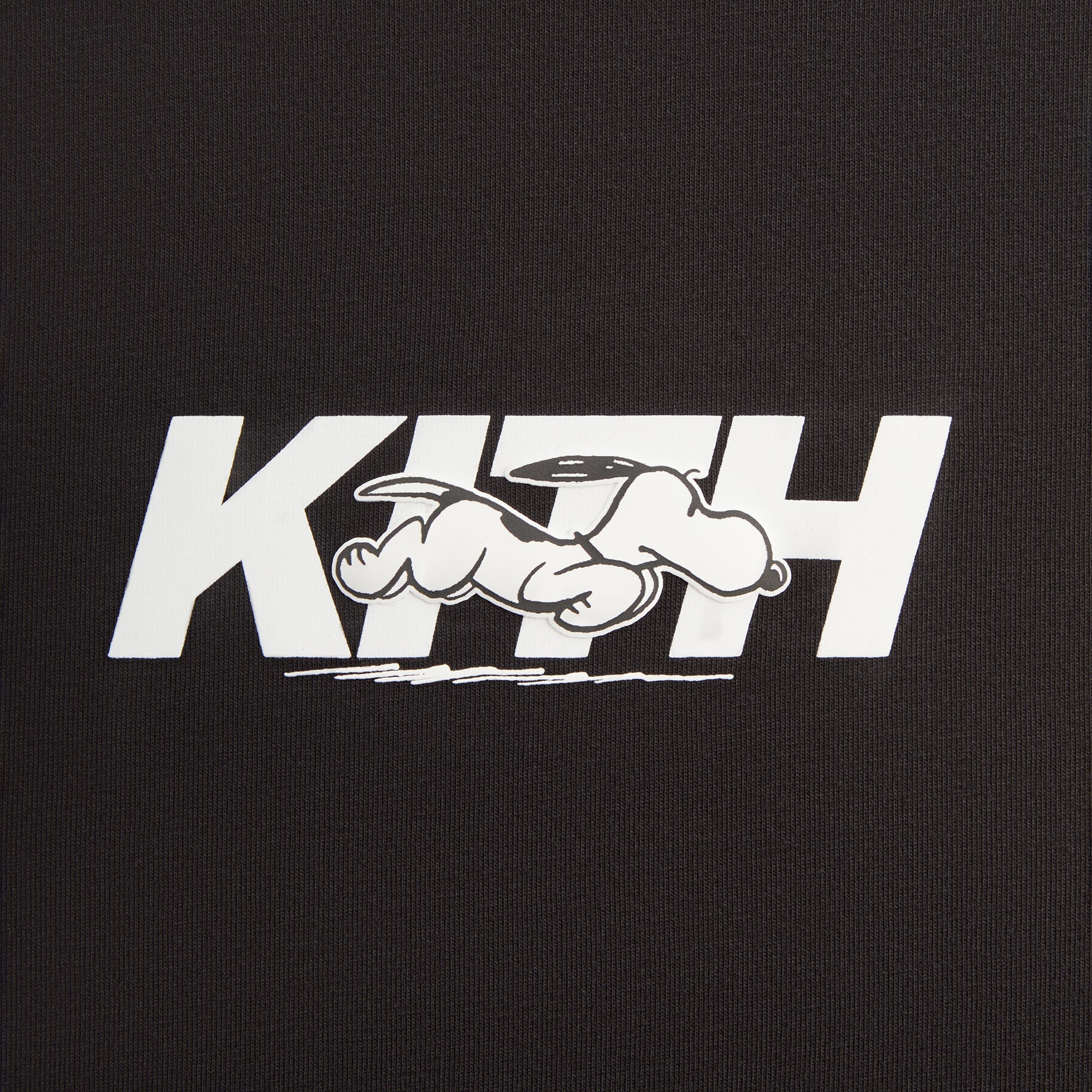 【KITH】Kith for Peanuts スヌーピー ロゴ Tシャツ Kith for Peanuts Snoopy Classic Logo Tee - Black – Kith Europe