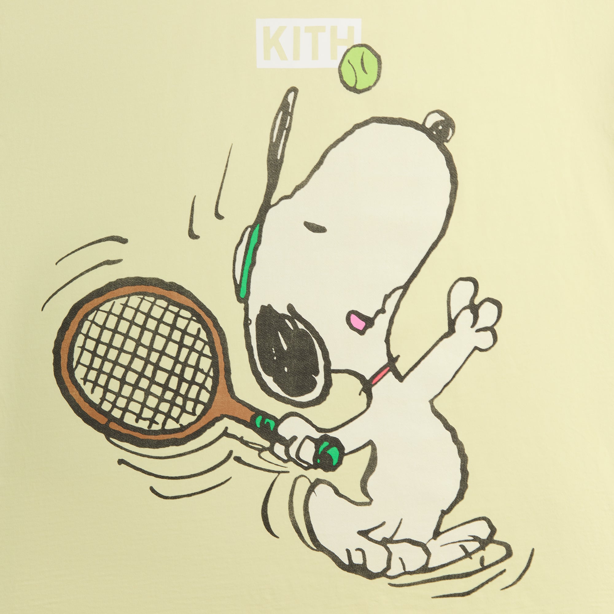☆ KITH x PEANUTS Tennis vintage tee コラボTシャツ ☆ Kith for Peanuts Tennis Vintage Tee - Cucumber – Kith Europe