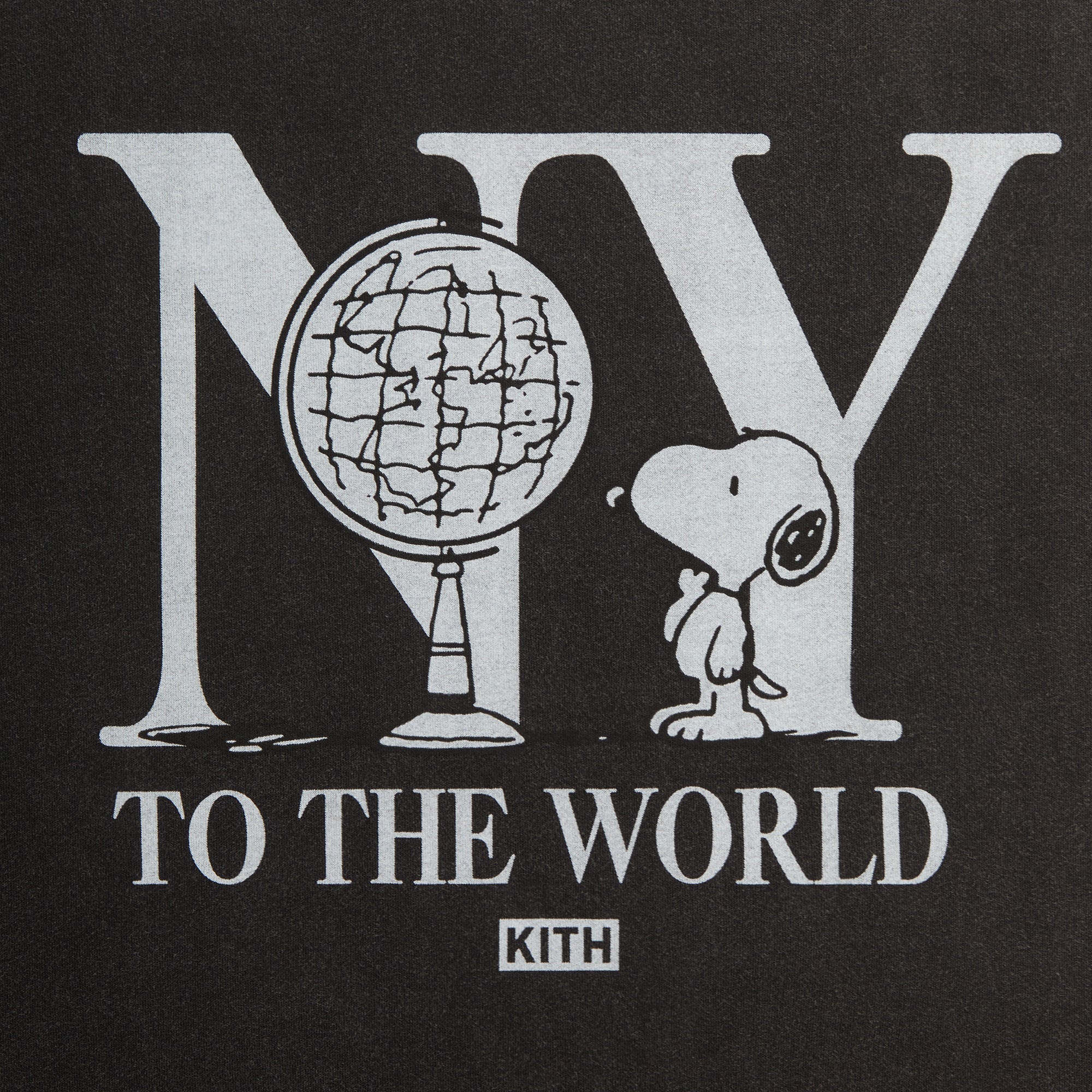 KITH★for Peanuts New York To The World ヴィンテージTシャツ Kith for Peanuts New York To The World Vintage Tee - Black