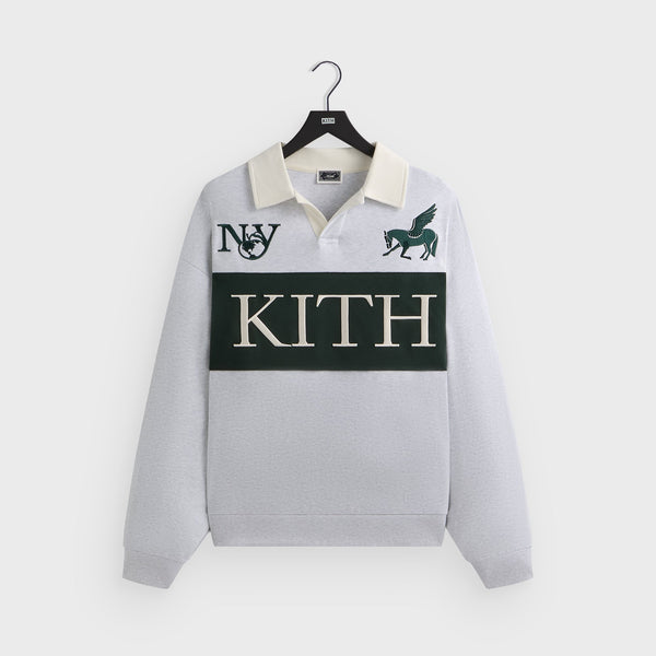 ★24AW 最新作★Kith K&K Applique Nelson Collared Rugby ☆24AW 最新作☆Kith K&K Applique Nelson Collared Rugby (KITH