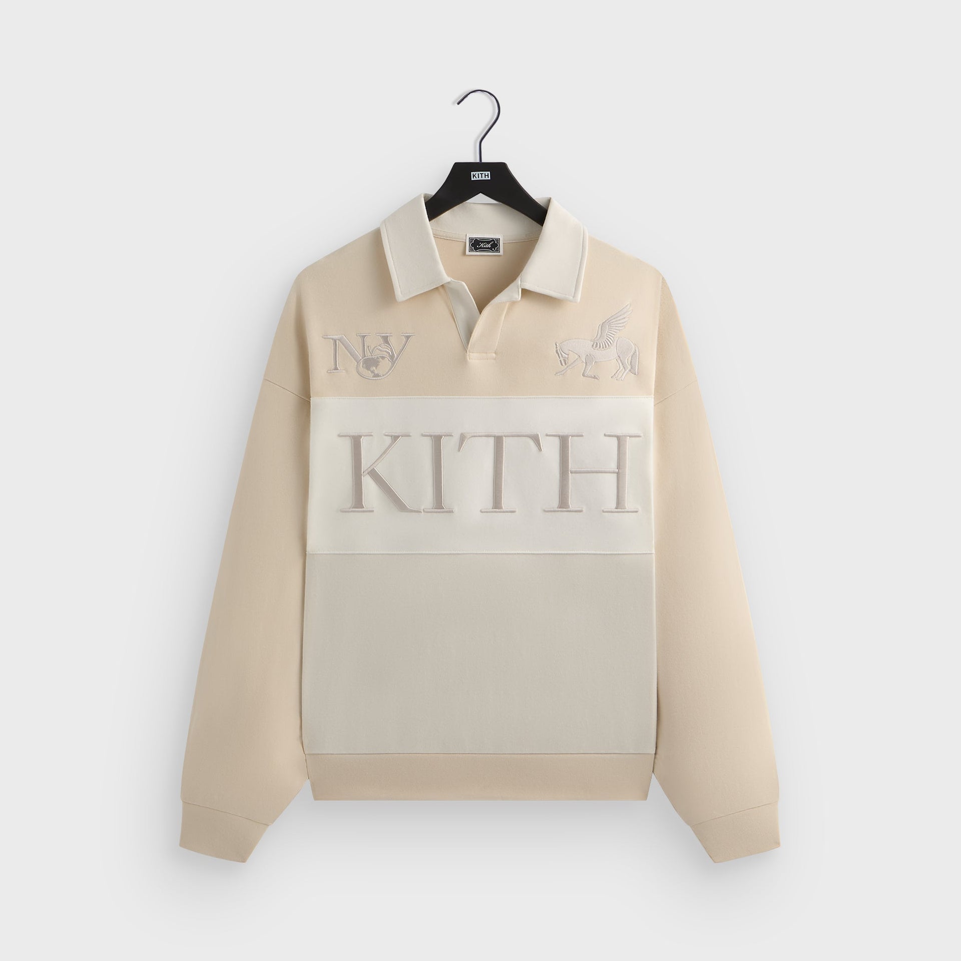 Kith Rugby Nelson Collared Pullover - Veil