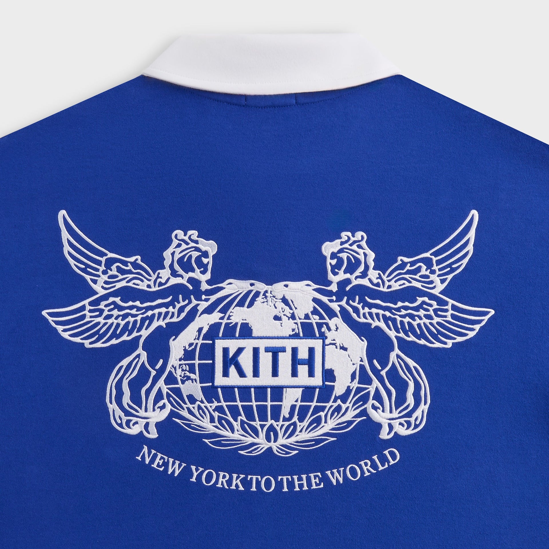 Kith Pegasus Crest Nelson Collared Pullover - Cyclone
