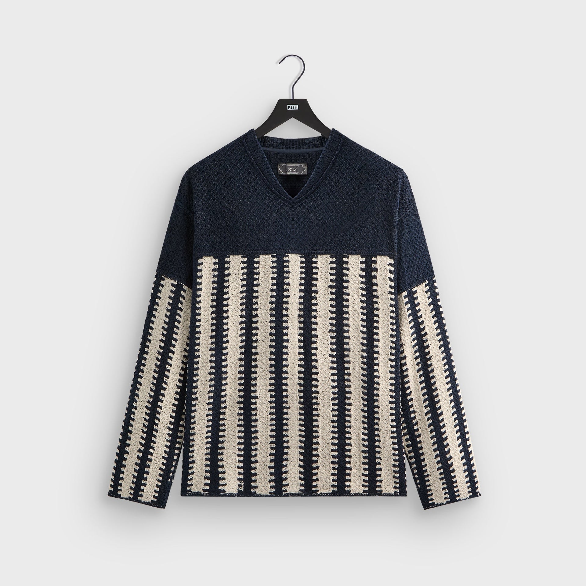 Kith Long Sleeve Crochet Malik Jersey - Nocturnal PH