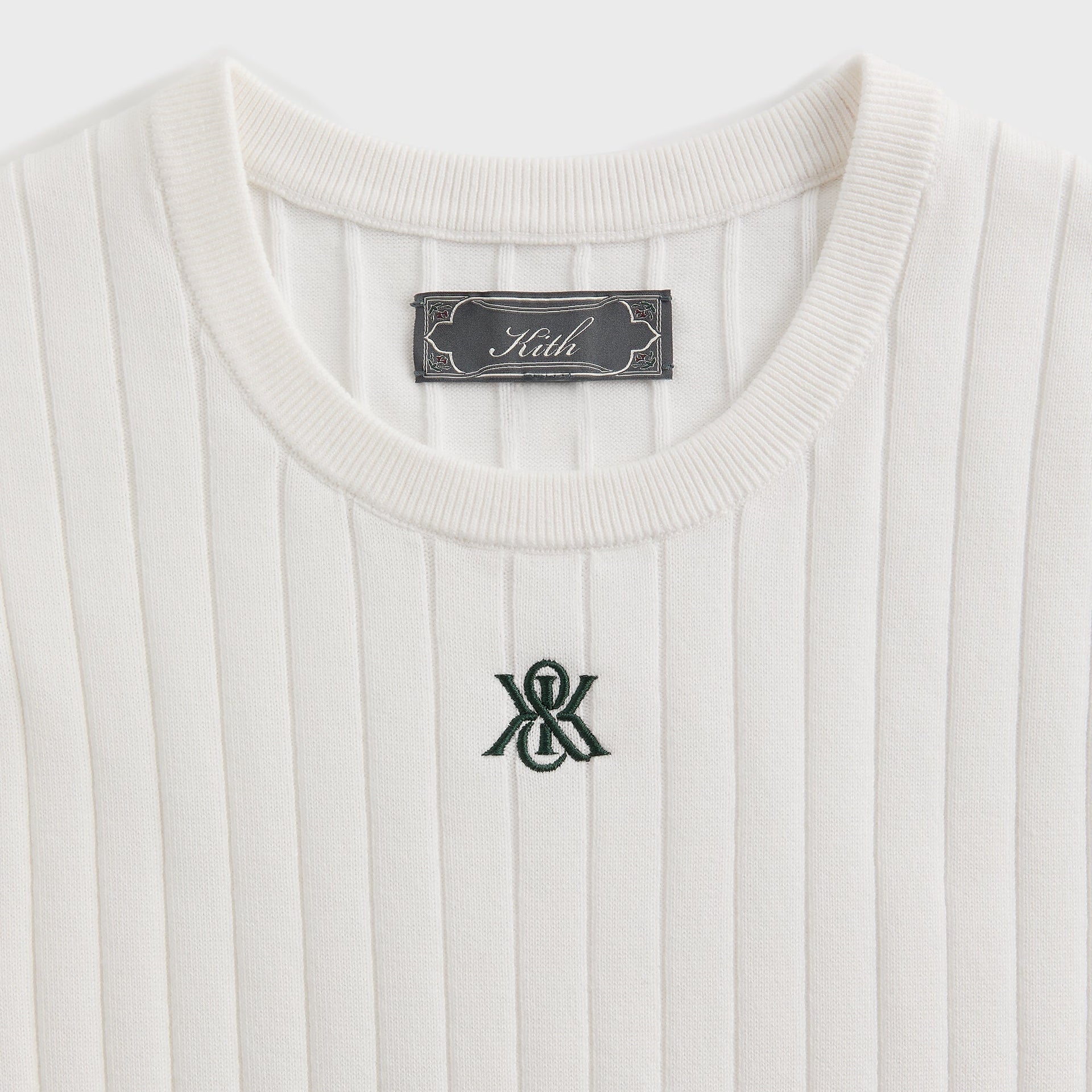 Kith Rhys Knit Stripe Vest - White PH