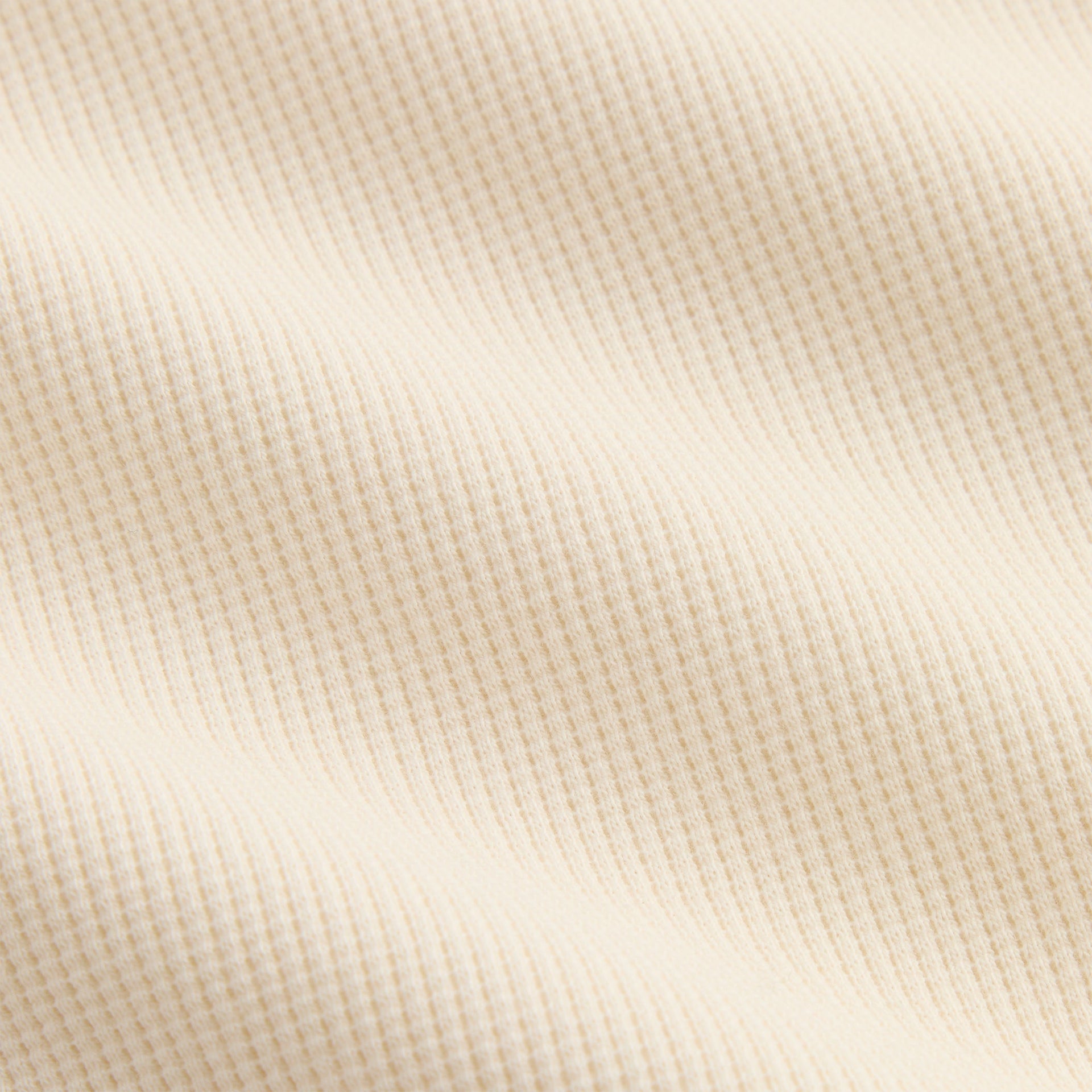 Kith Micro Waffle Drew Polo - Sandrift
