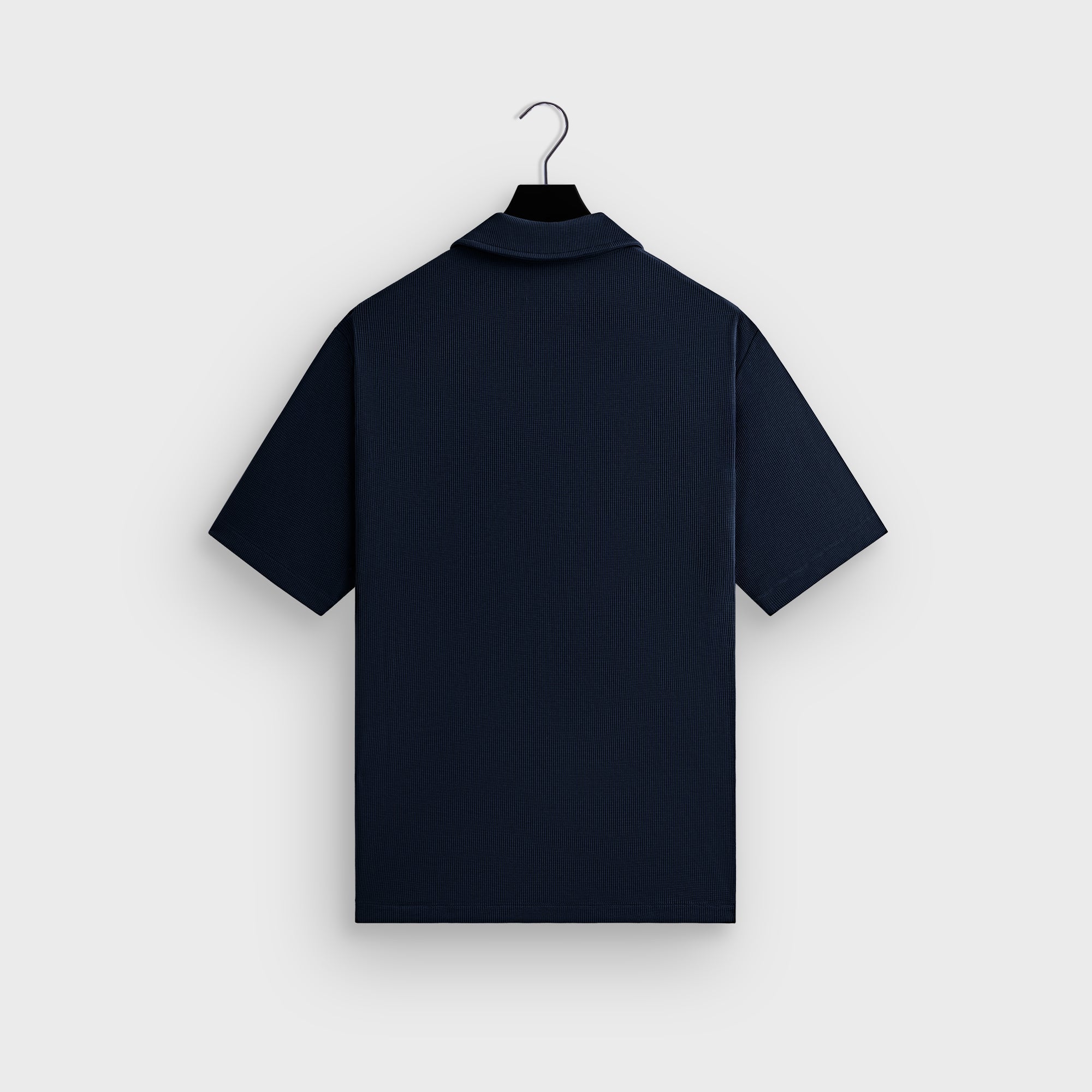 美品 KITH Thermal Waffle Knit Polo 刺繍 L Kith Micro Waffle Drew Polo - Nocturnal – Kith Europe
