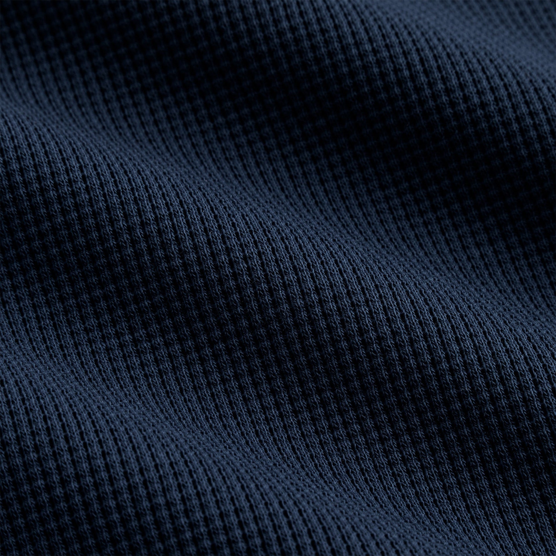 Kith Micro Waffle Drew Polo - Nocturnal