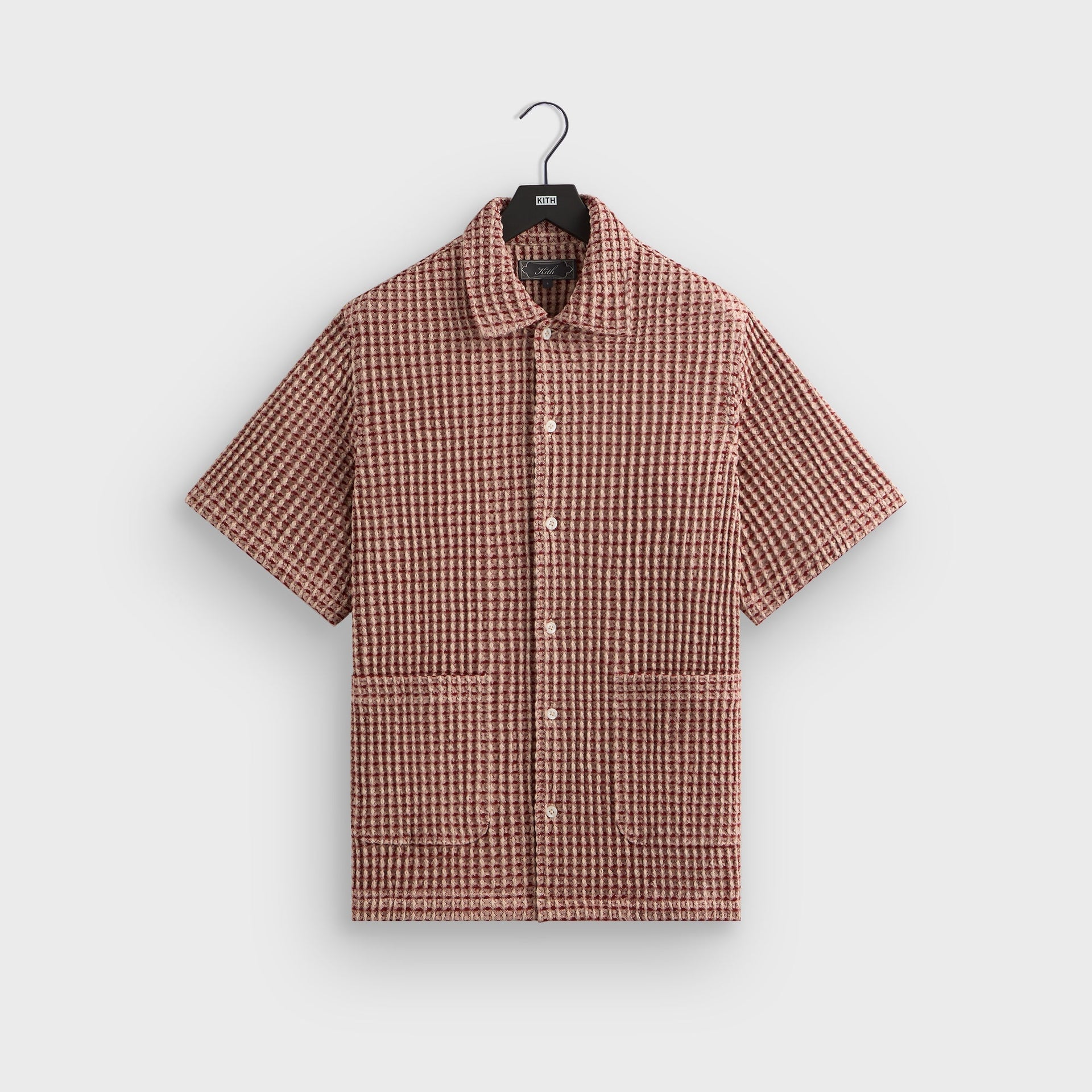 Kith Geometric Diamond Short Sleeve Boxy Collared Overshirt - Bitters PH
