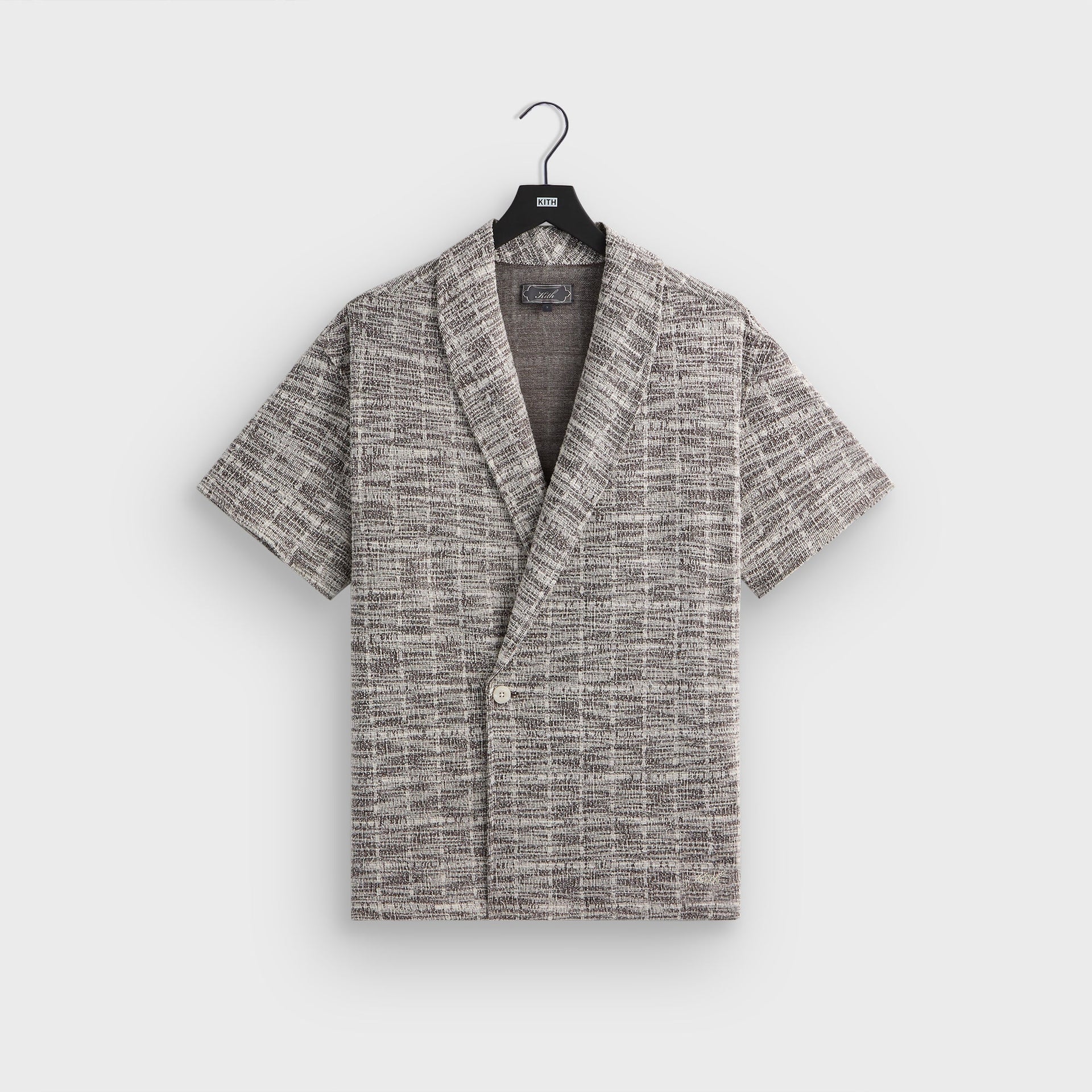 Kith Tweed Short Sleeve Thompson Crossover Shirt - Kindling PH