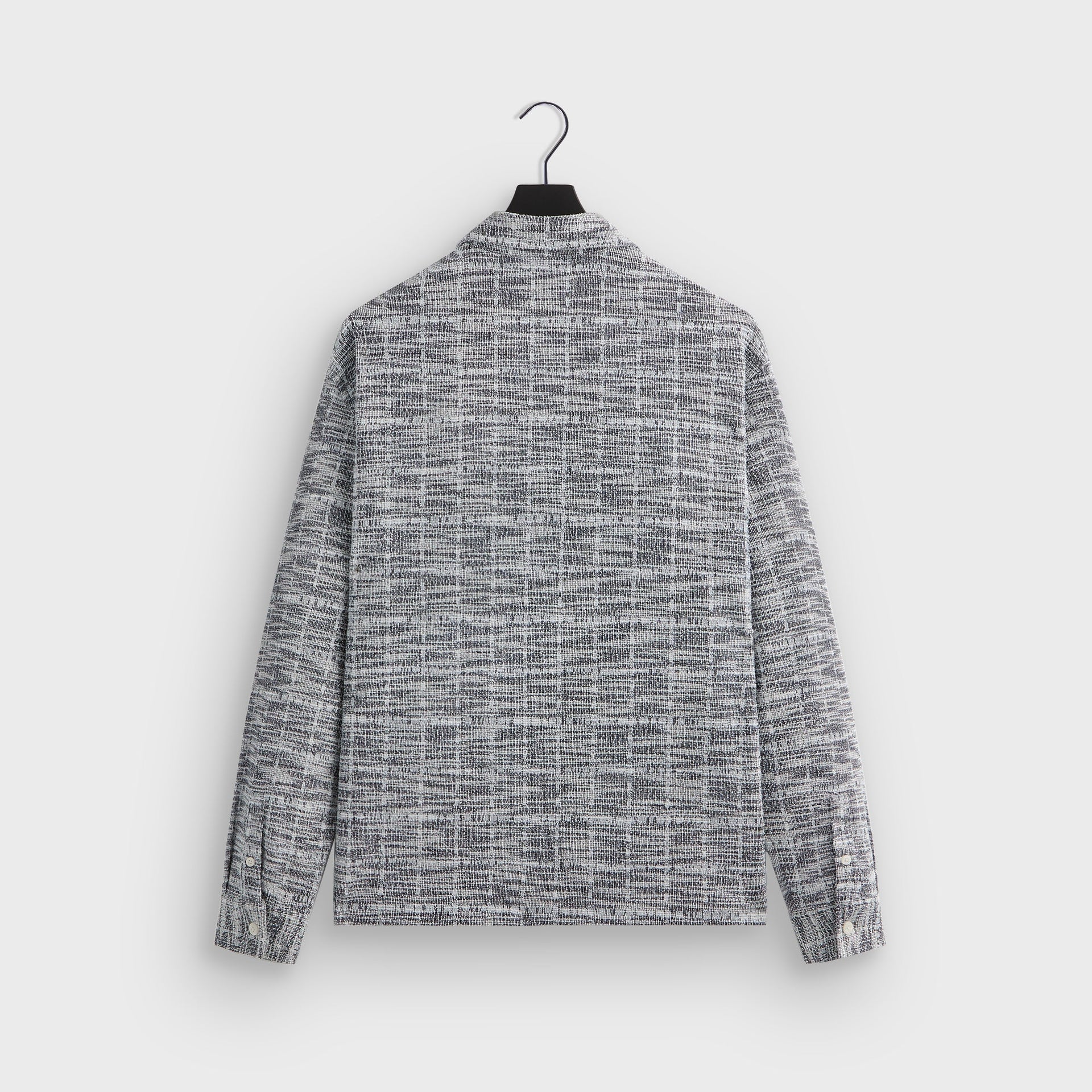 Kith Tweed Long Sleeve Boxy Collared Overshirt - Nocturnal PH
