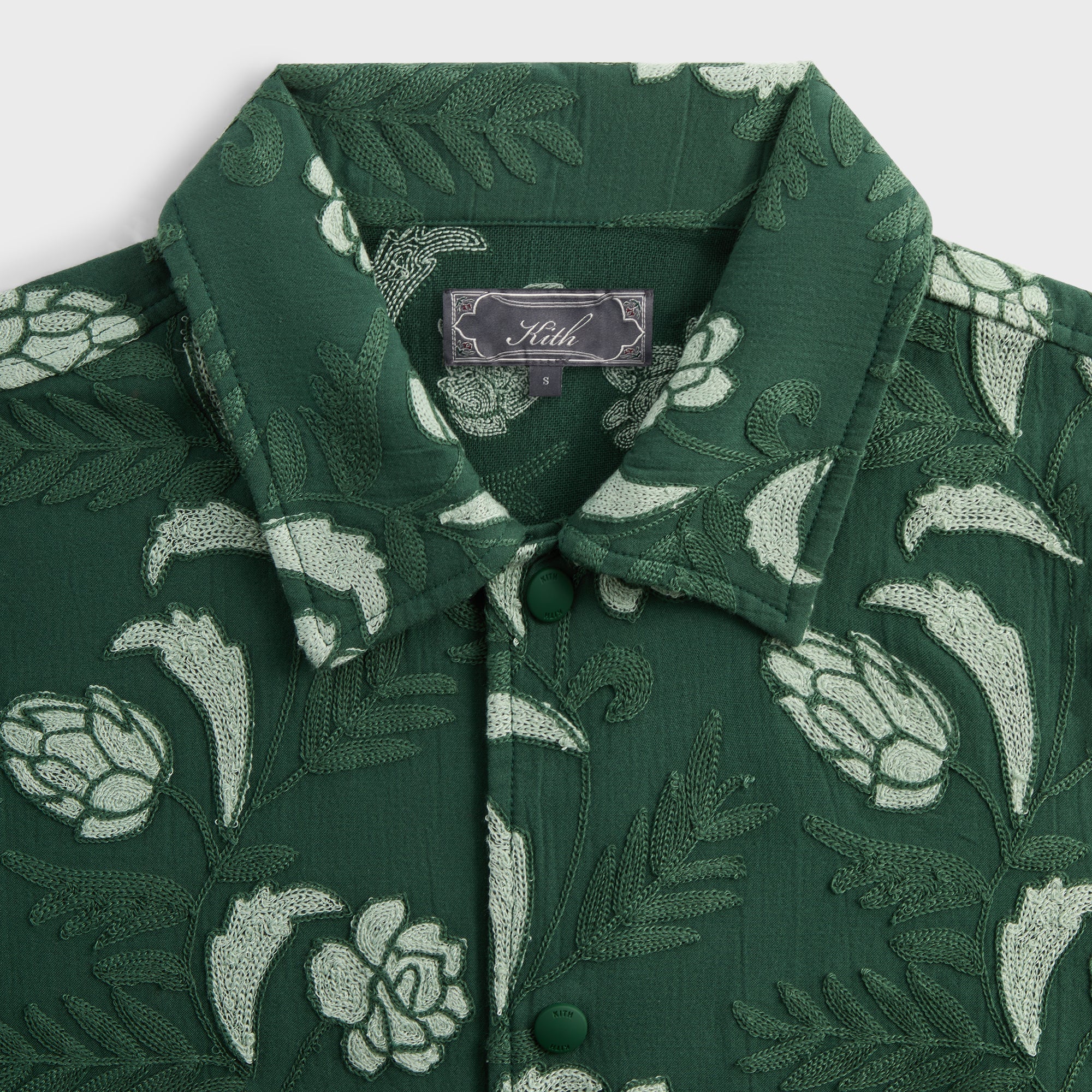 Buy Kith Women Pima Towel Elena Camp Shirt 'Nocturnal
