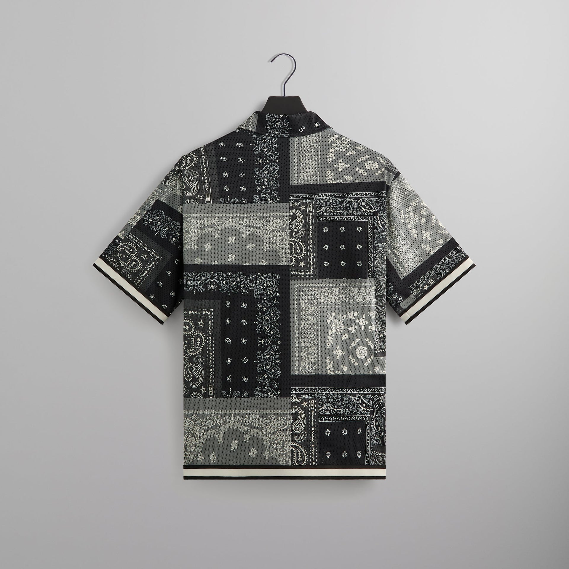 Kith Printed Mesh Woodpoint Shirt - Black