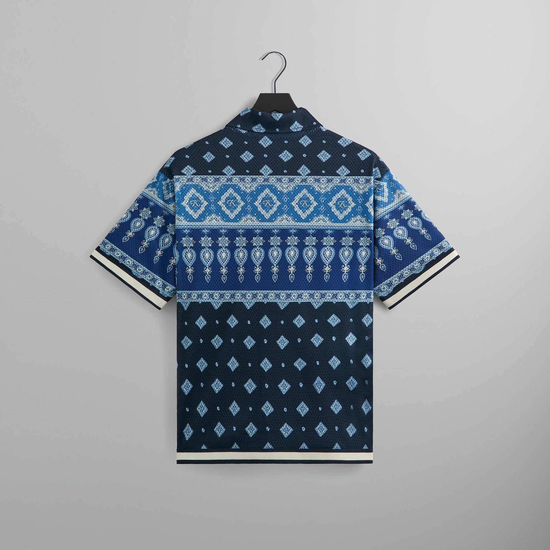 Kith Printed Mesh Woodpoint Shirt - Nocturnal