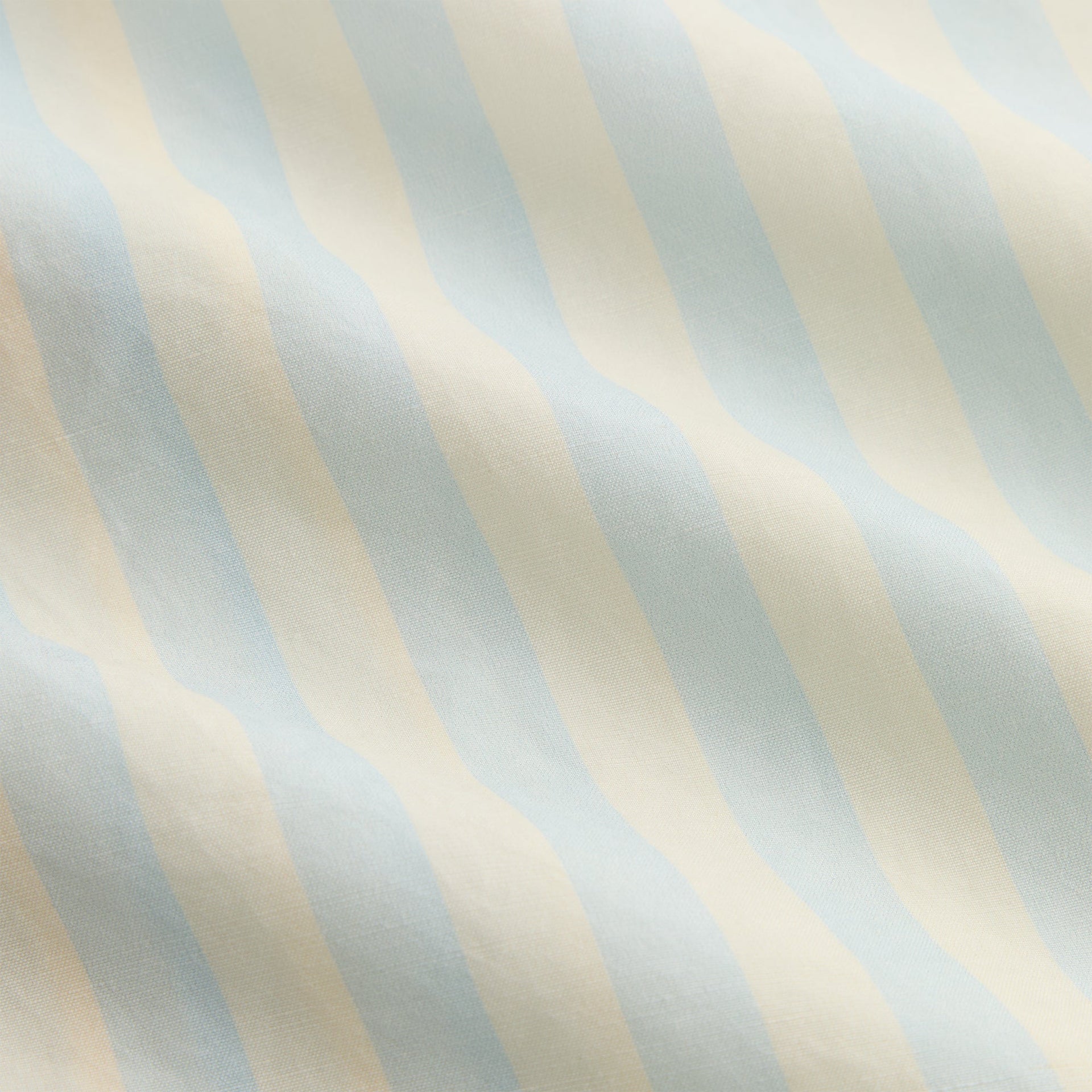 Kith Striped Thompson Camp Collar Shirt - Light Indigo