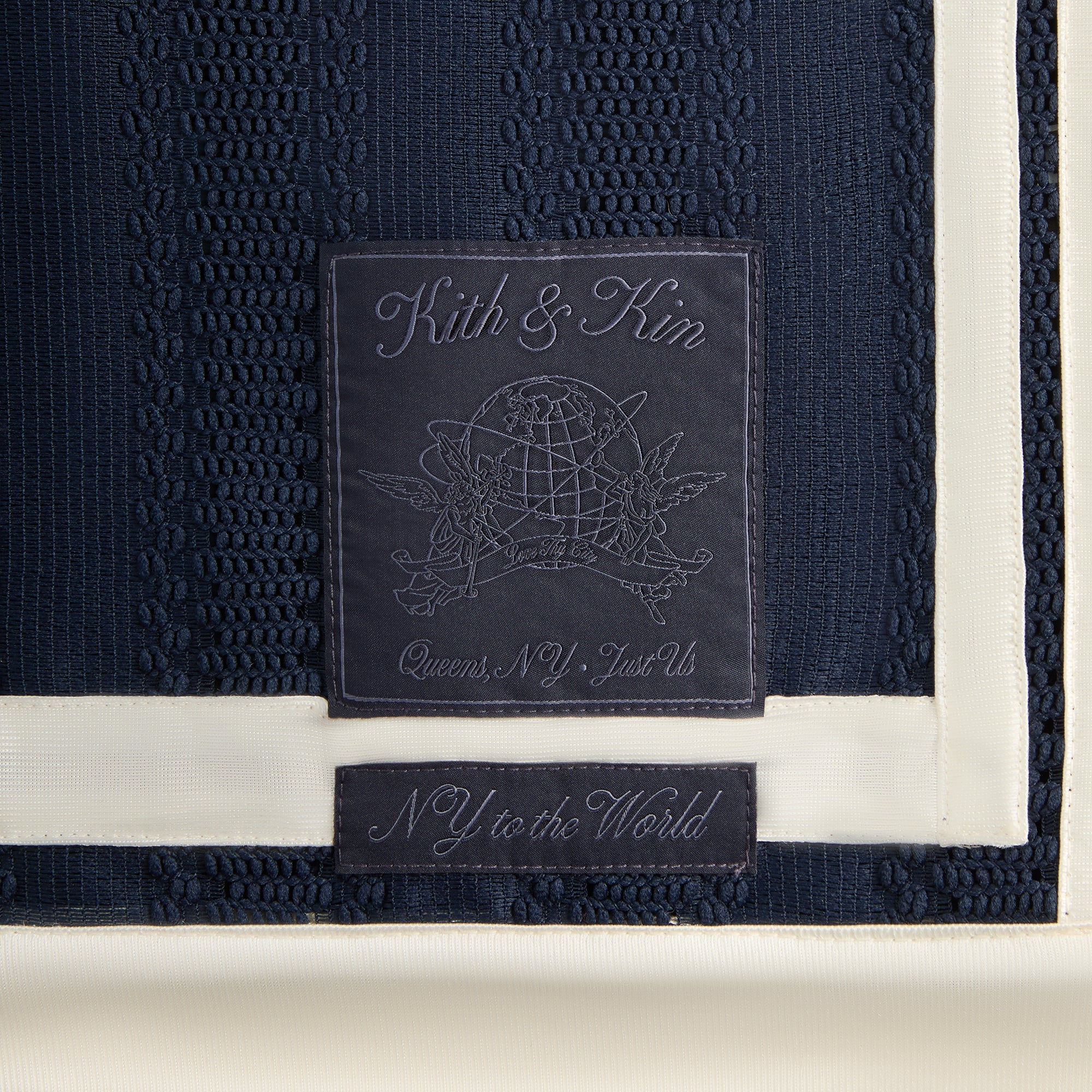 Kith Leon Short Sleeve Lace Combo Jersey - Nocturnal – Kith Europe