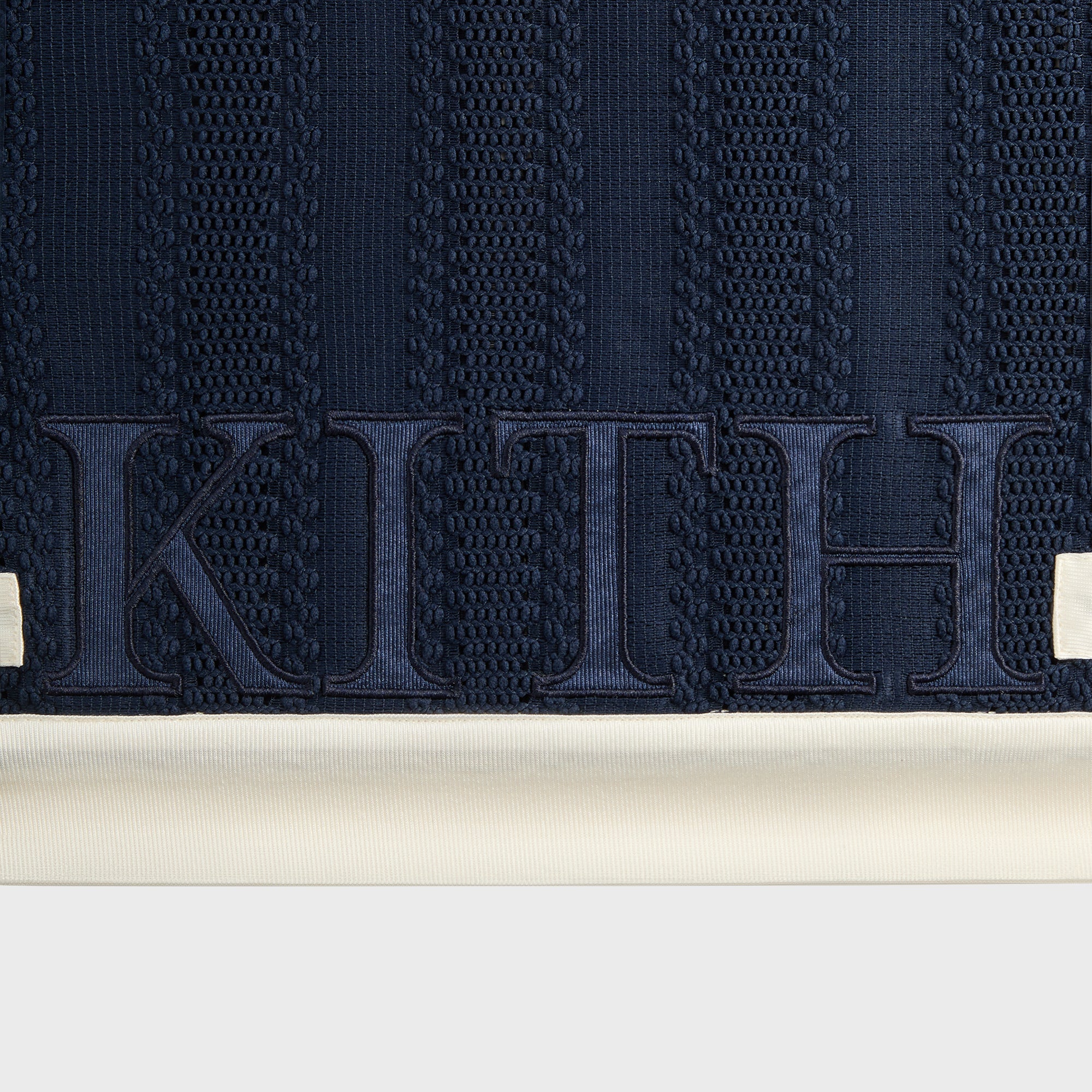 Kith Leon Short Sleeve Lace Combo Jersey - Nocturnal – Kith Europe