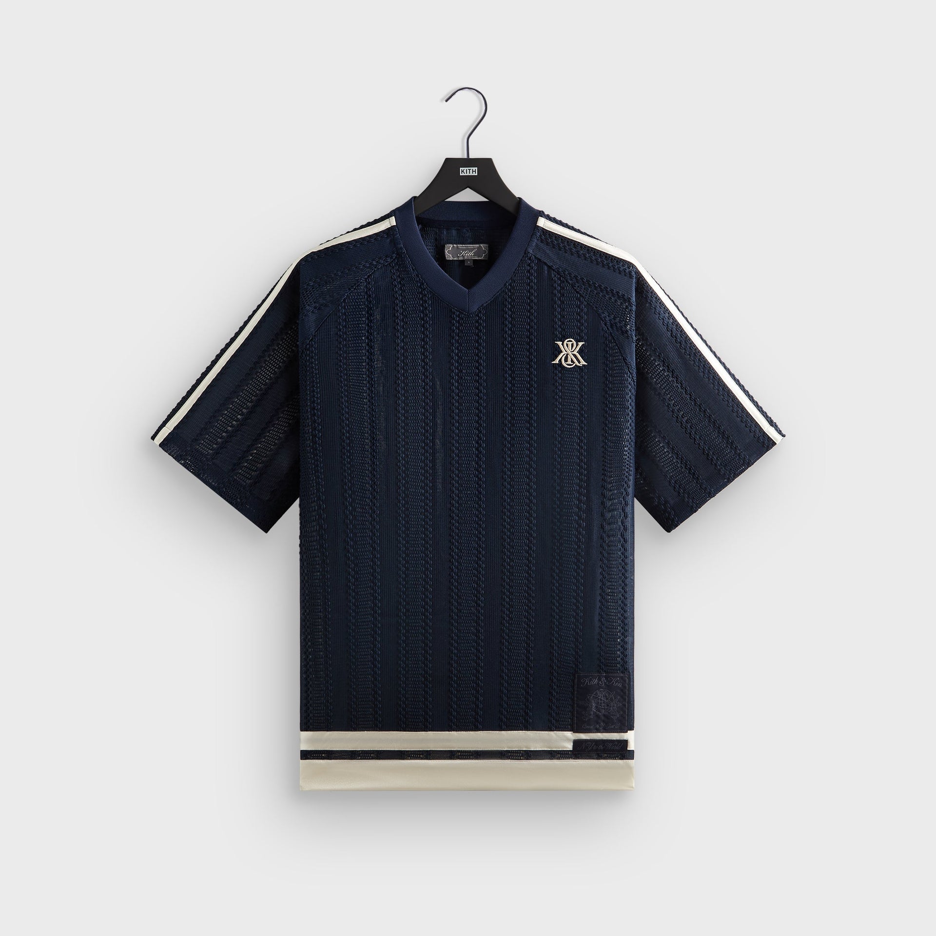 Kith Leon Short Sleeve Lace Combo Jersey - Nocturnal PH