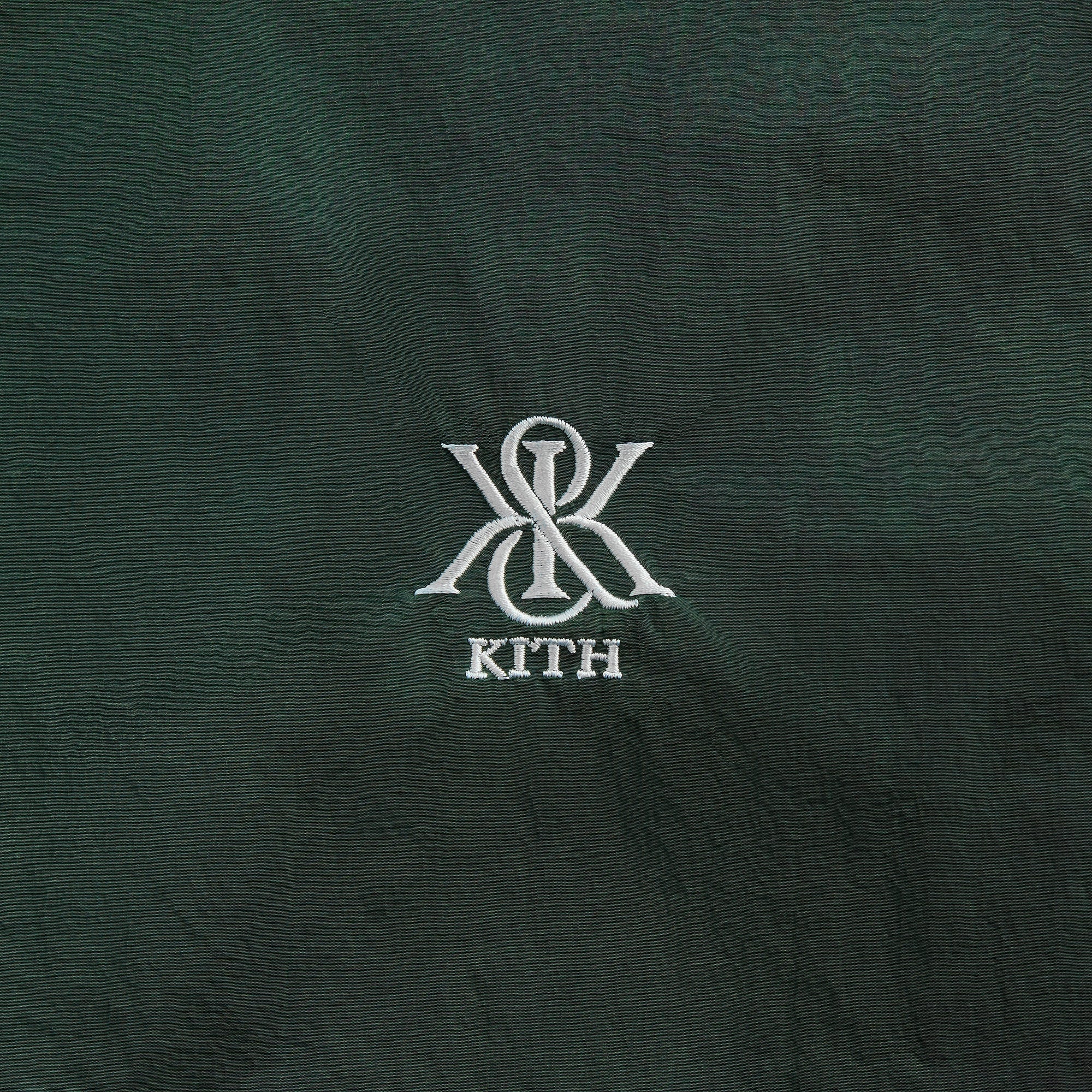 Kith Nylon Short Sleeve Colton Zip Up Shirt - Stadium – Kith