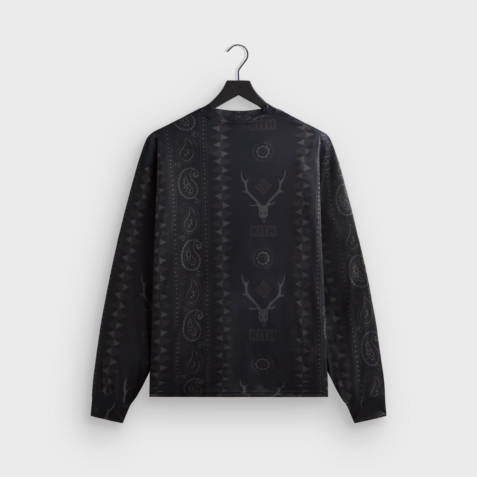 Kith & South2 West8 for Columbia Paisley Stripe Terminal Tackle™ Long Sleeve - Black