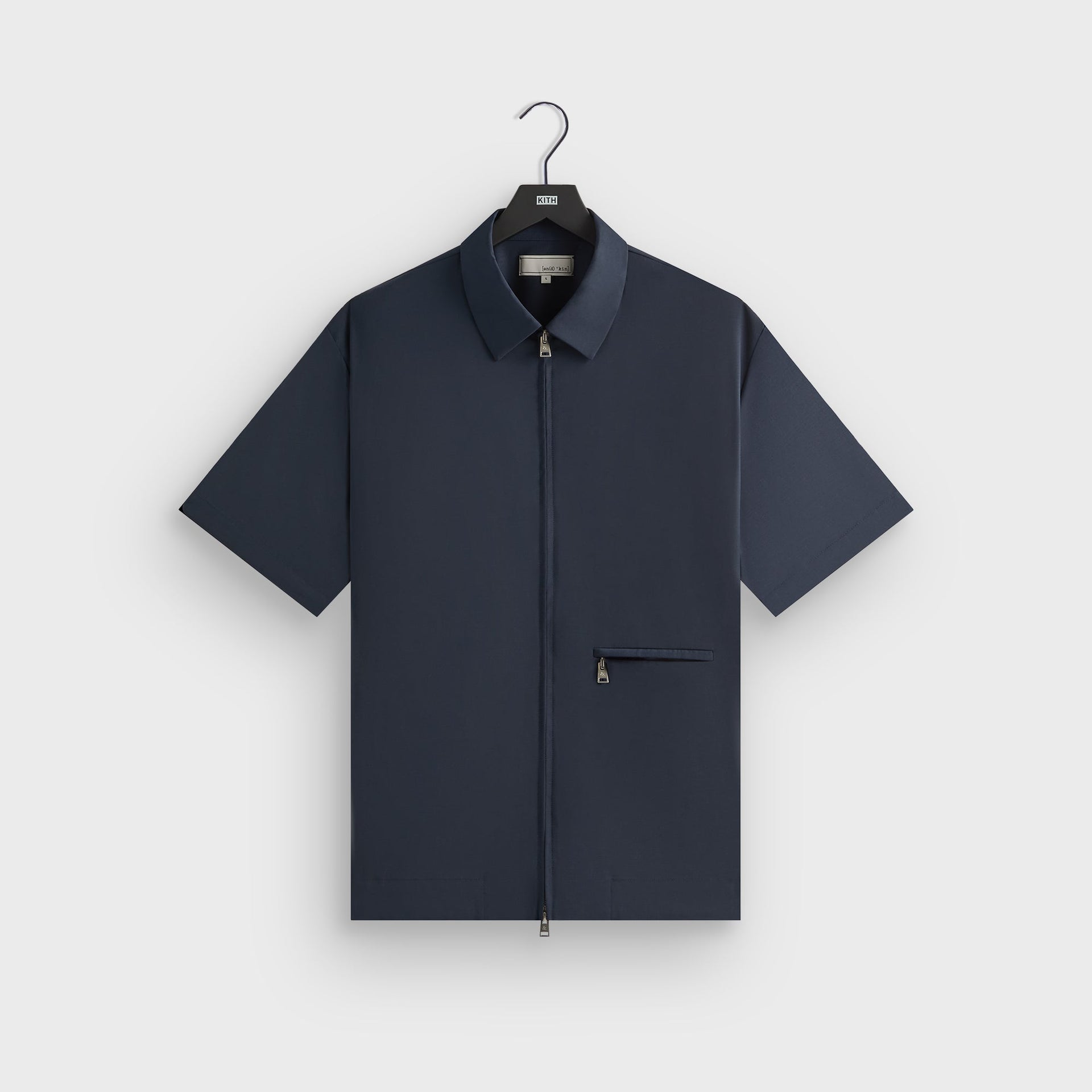 &Kin Tropical Wool Davenport Shirt - Admiral PH
