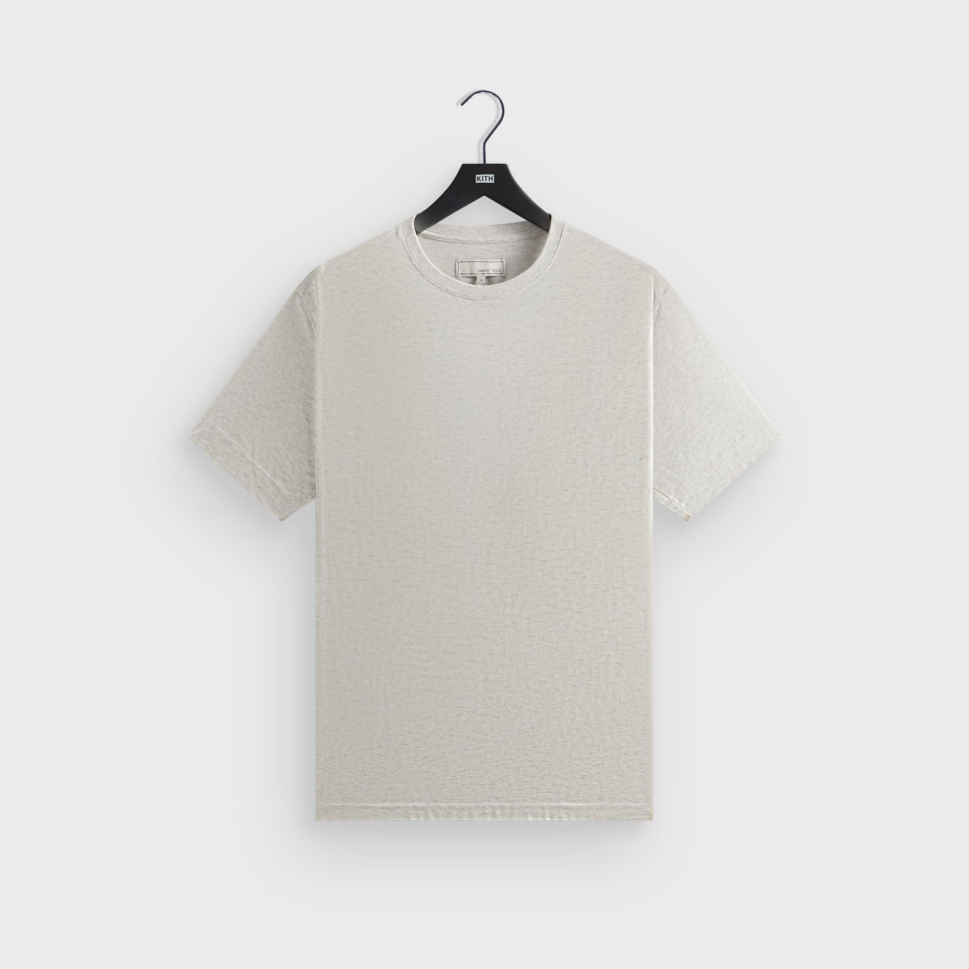 &Kin Pima Jersey Short Sleeve Heathrow Tee - Light Heather Grey PH