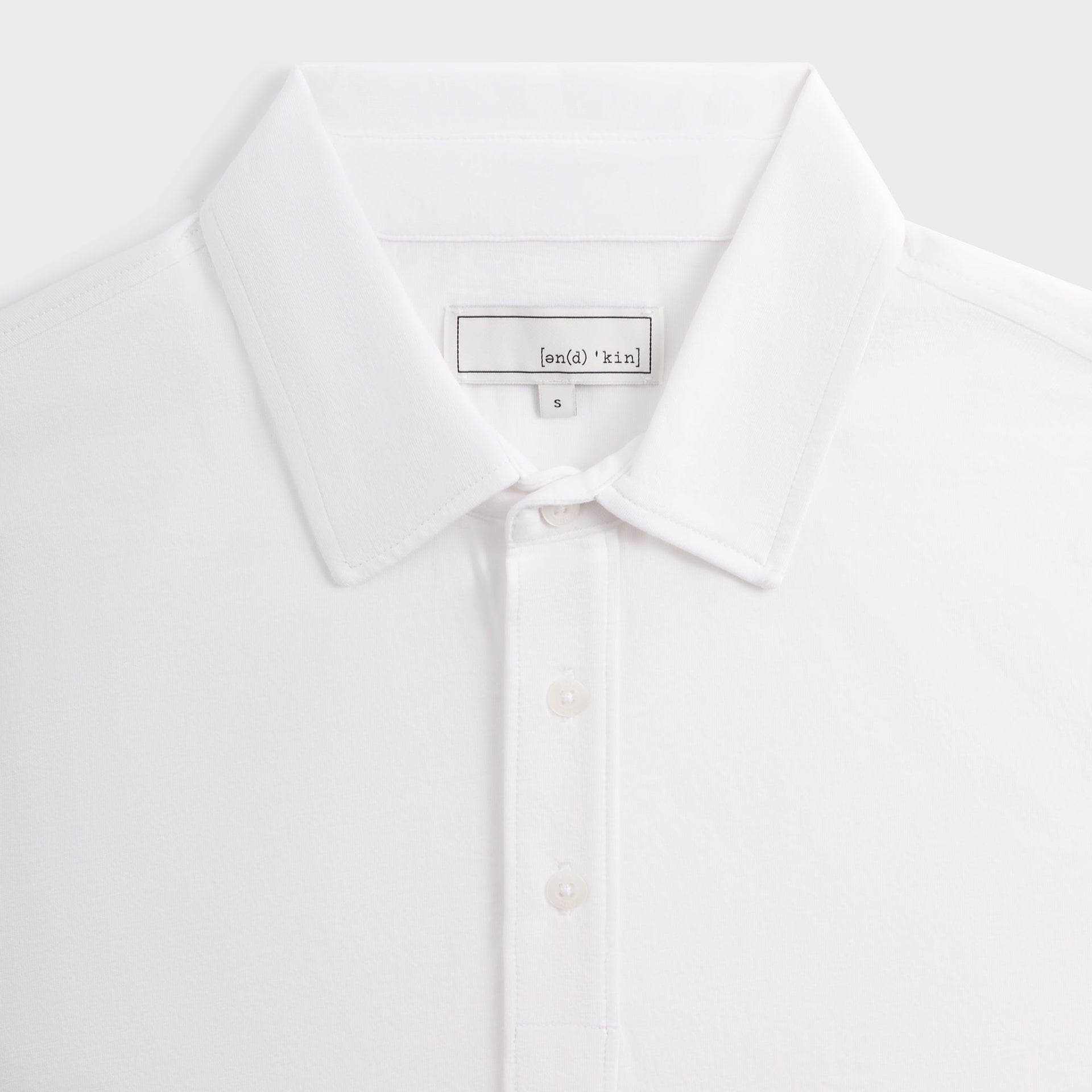 &Kin Pima Jersey Short Sleeve Heathrow Polo - White PH