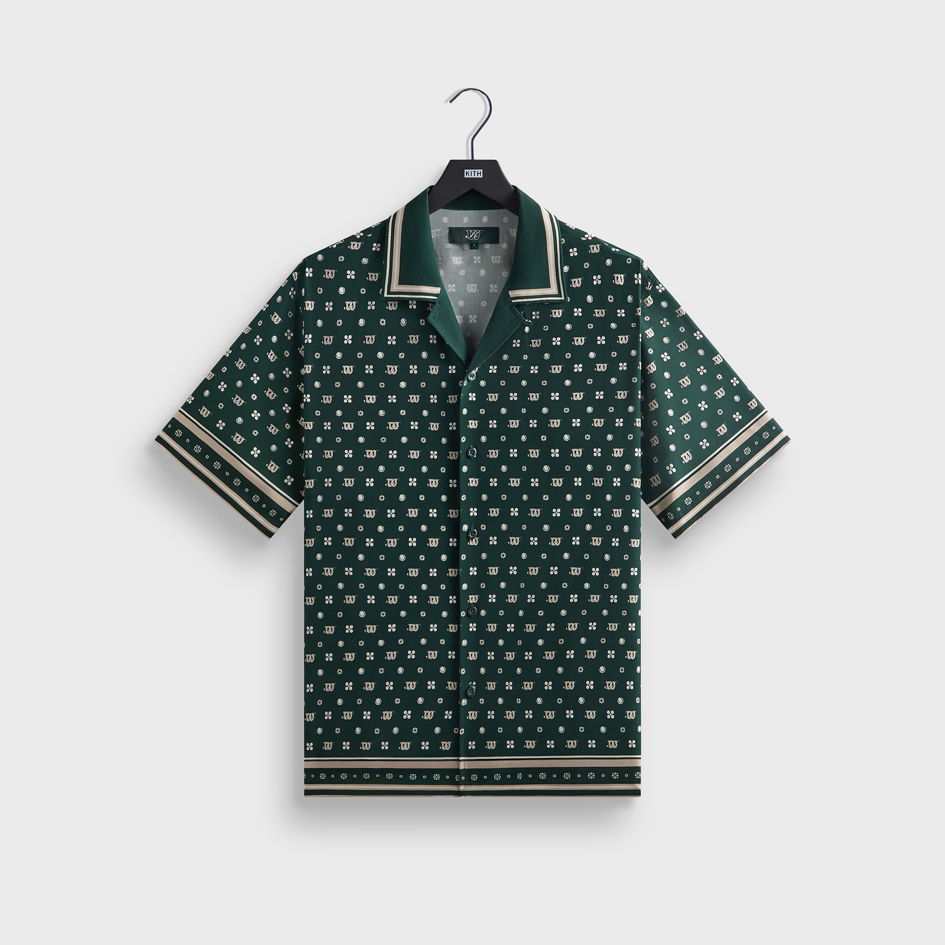 Kith for Wilson Silk Lyocell Thompson Camp Collar Shirt - Stadium PH