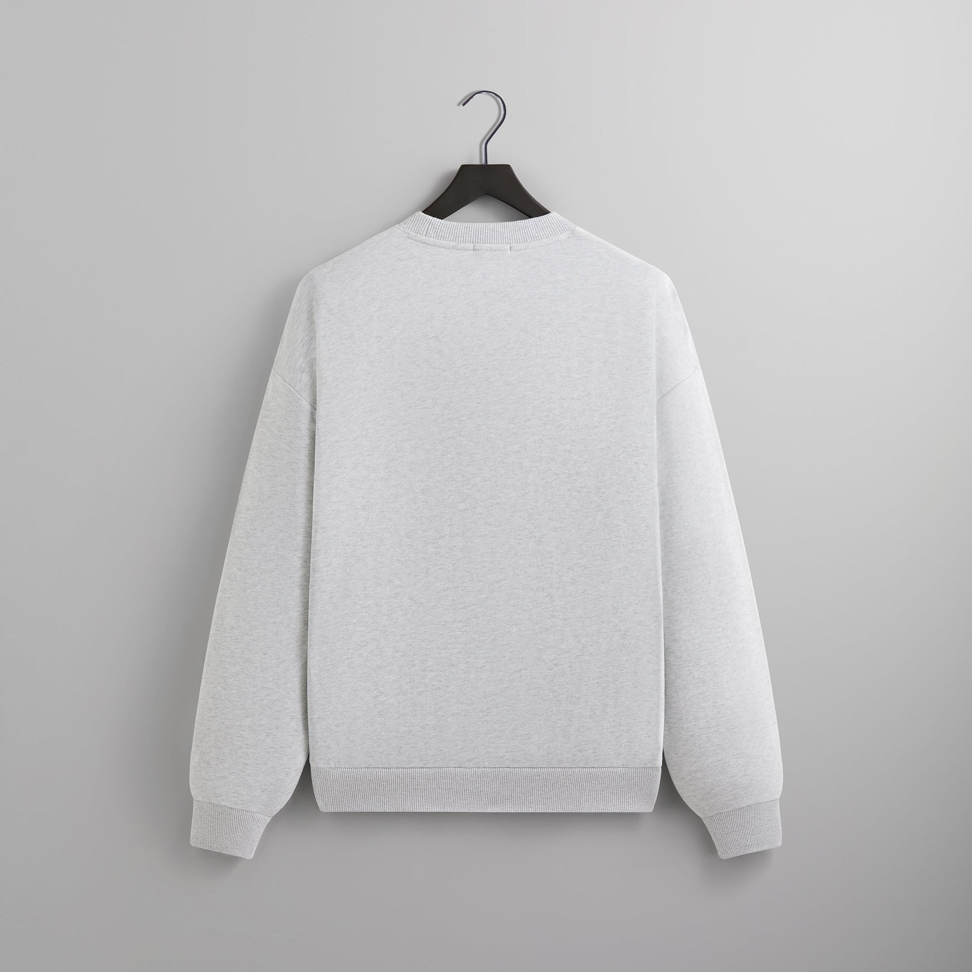 Kith Serif Applique Nelson Crewneck - Light Heather Grey