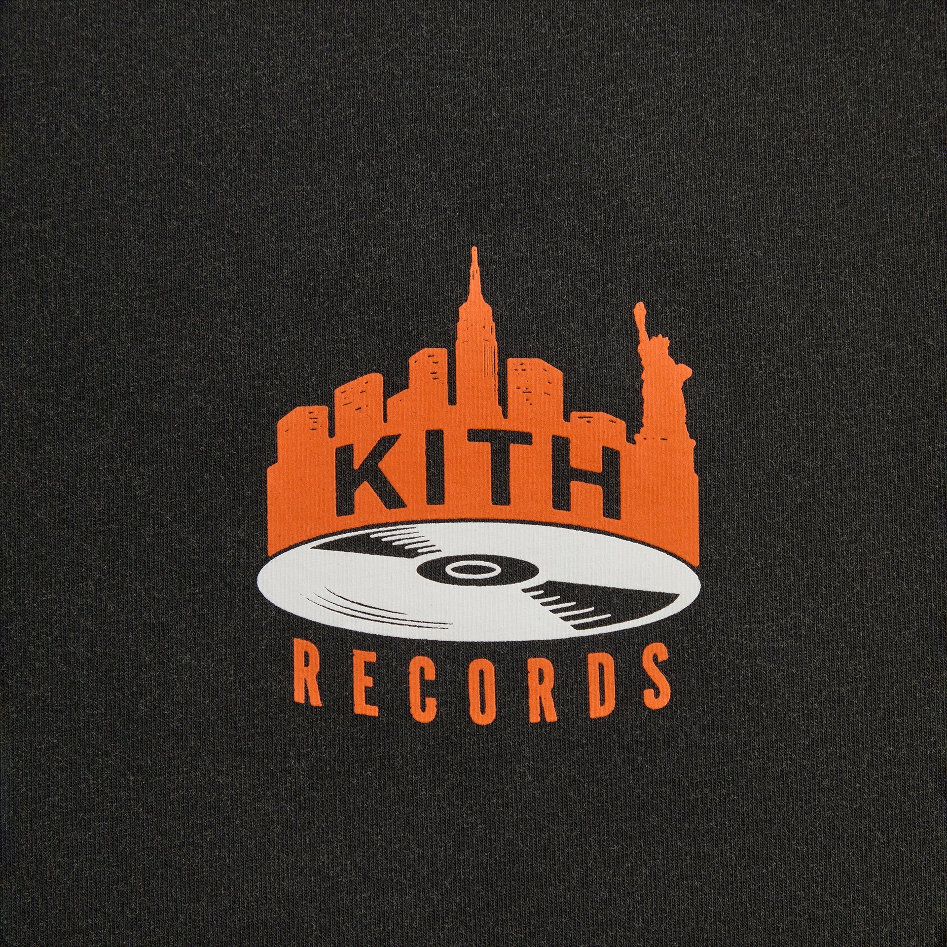 Kith Records Vintage Tee - Black