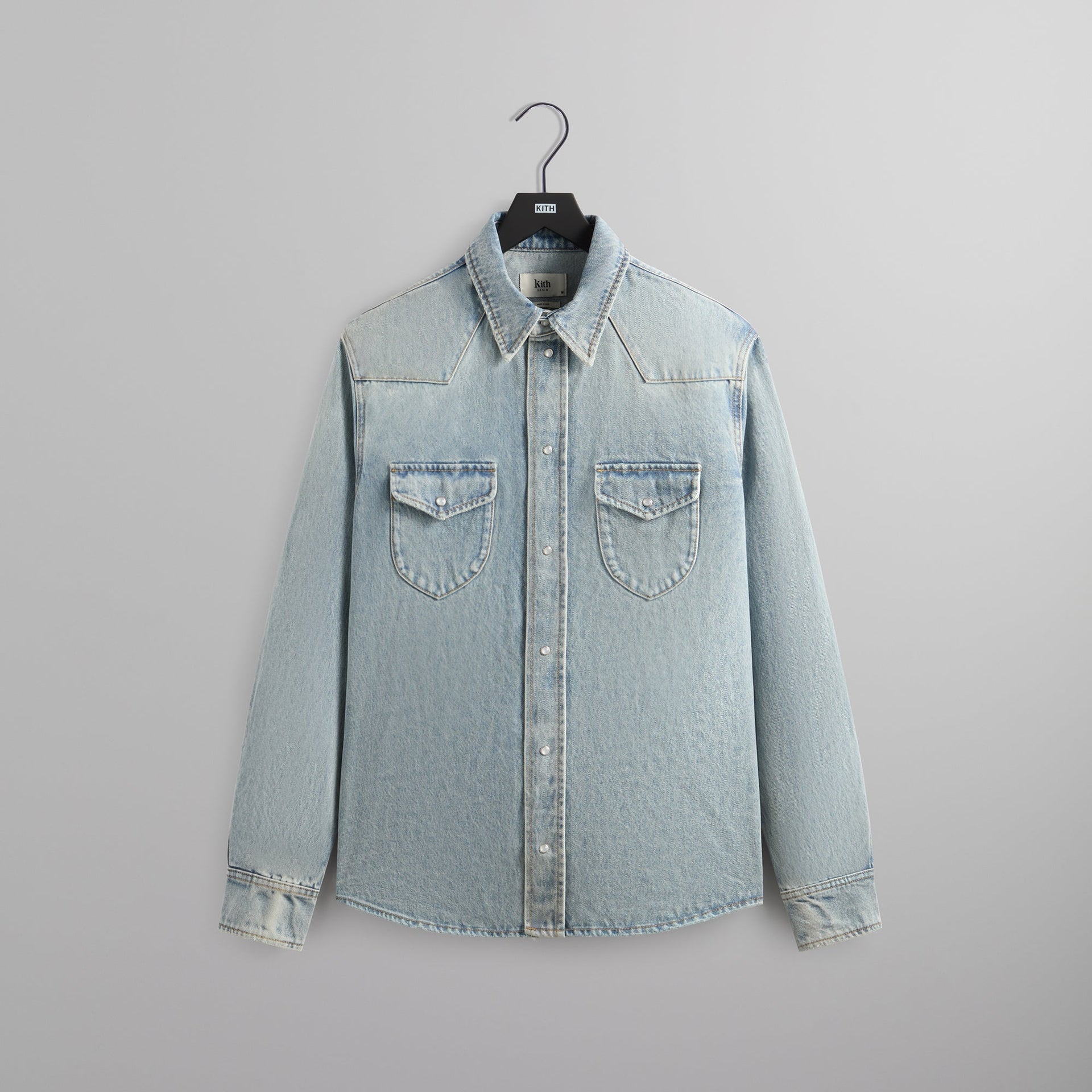 Kith Webster Denim Shirt - Light Indigo