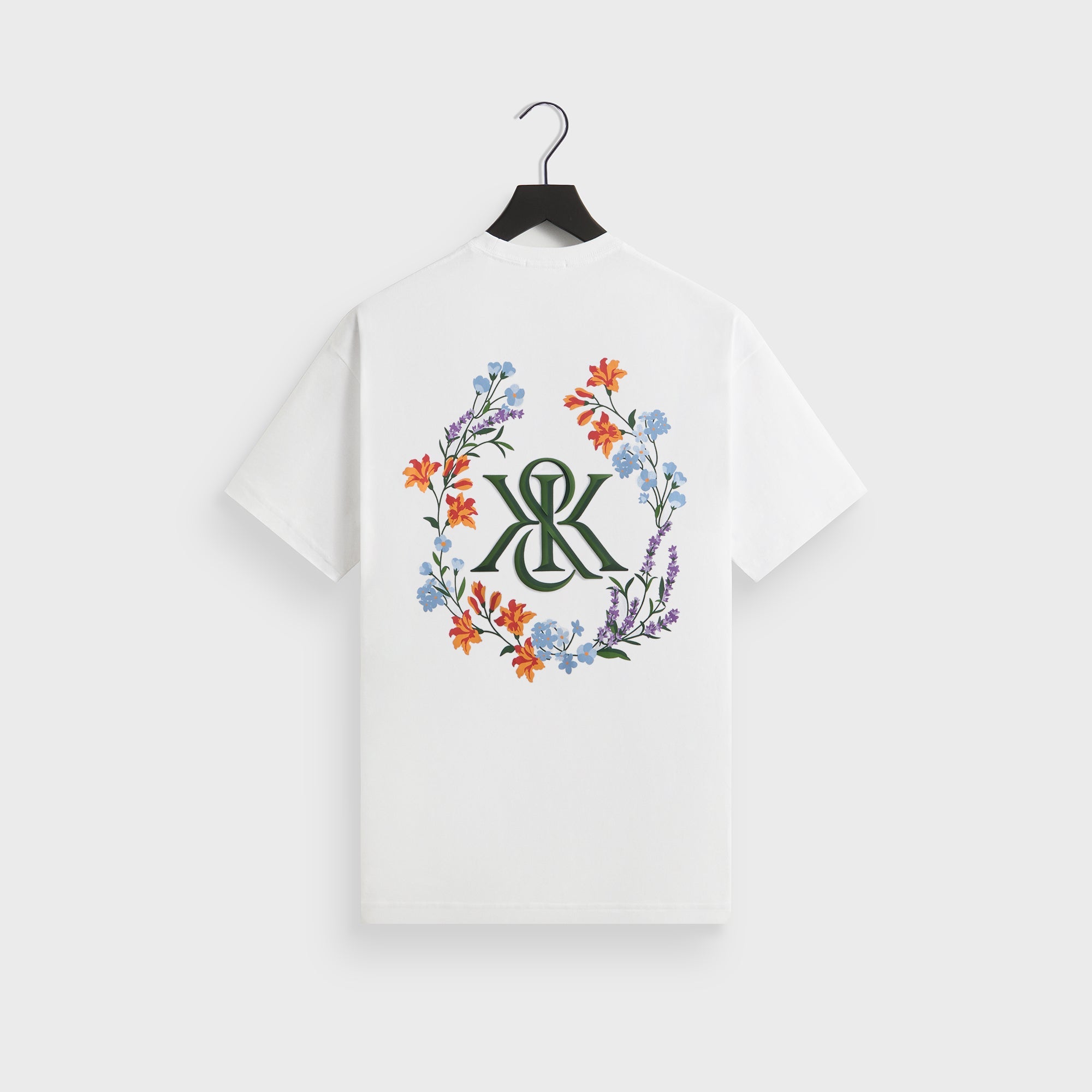 KITH K&K Floral ポケット Tシャツ 半袖 White Nocturnal 送料込 KHM033593-101-Front.jpg?v=