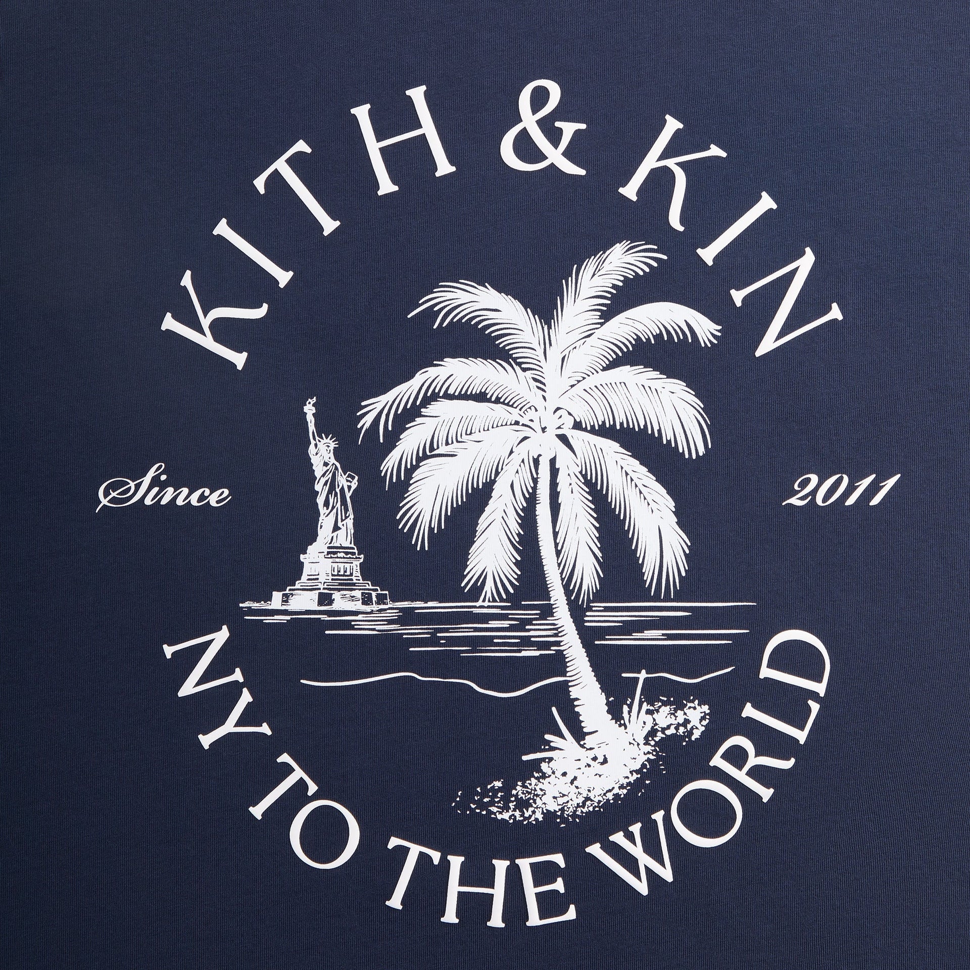 Kith NY to the World Palm Pocket Tee - Nocturnal PH