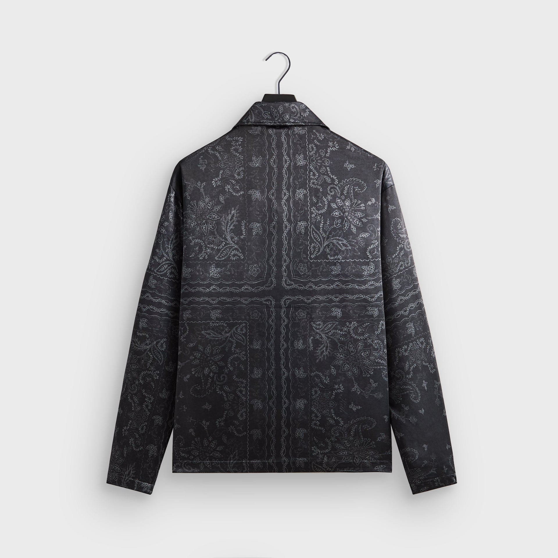 Kith Panelled Bandana Long Sleeve Coaches Jacket - Black PH