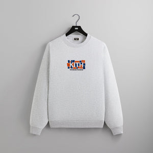 Kith for the Brooklyn Museum Exhibit Nelson Crewneck - Light Heather Grey