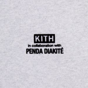 Kith for Penda Diakité Artist Nelson Crewneck - Light Heather Grey