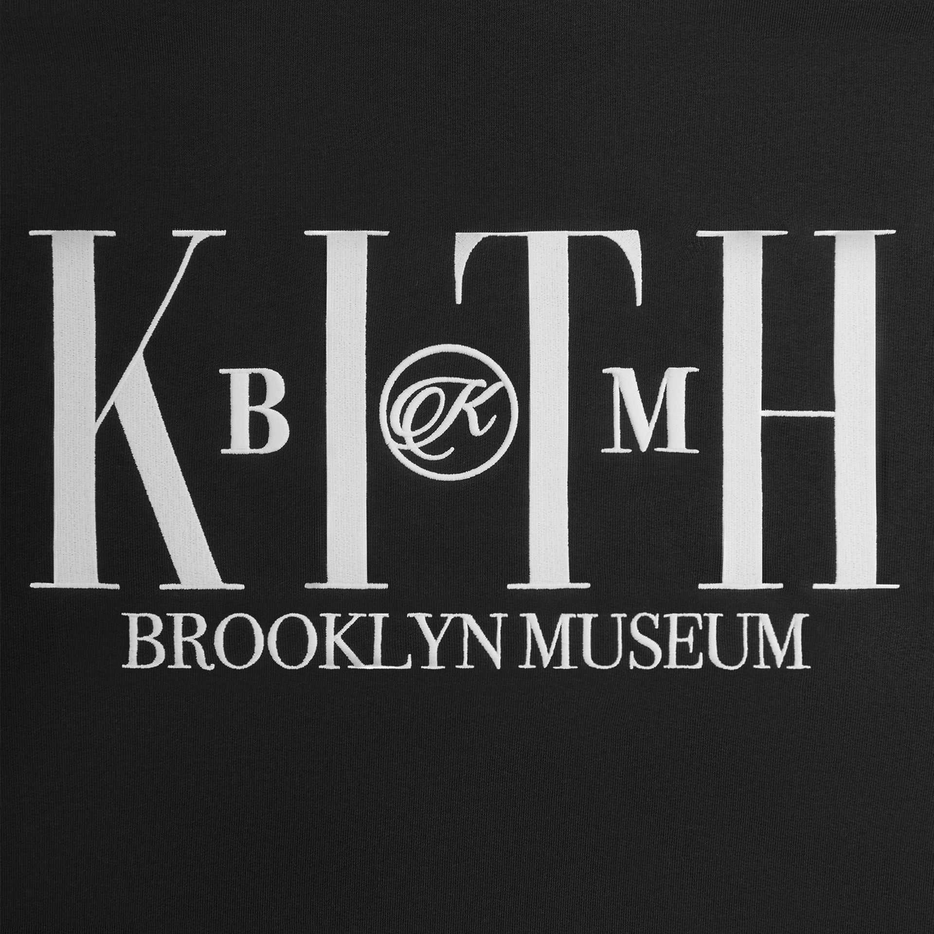 Kith for the Brooklyn Museum Serif Hoodie - Black