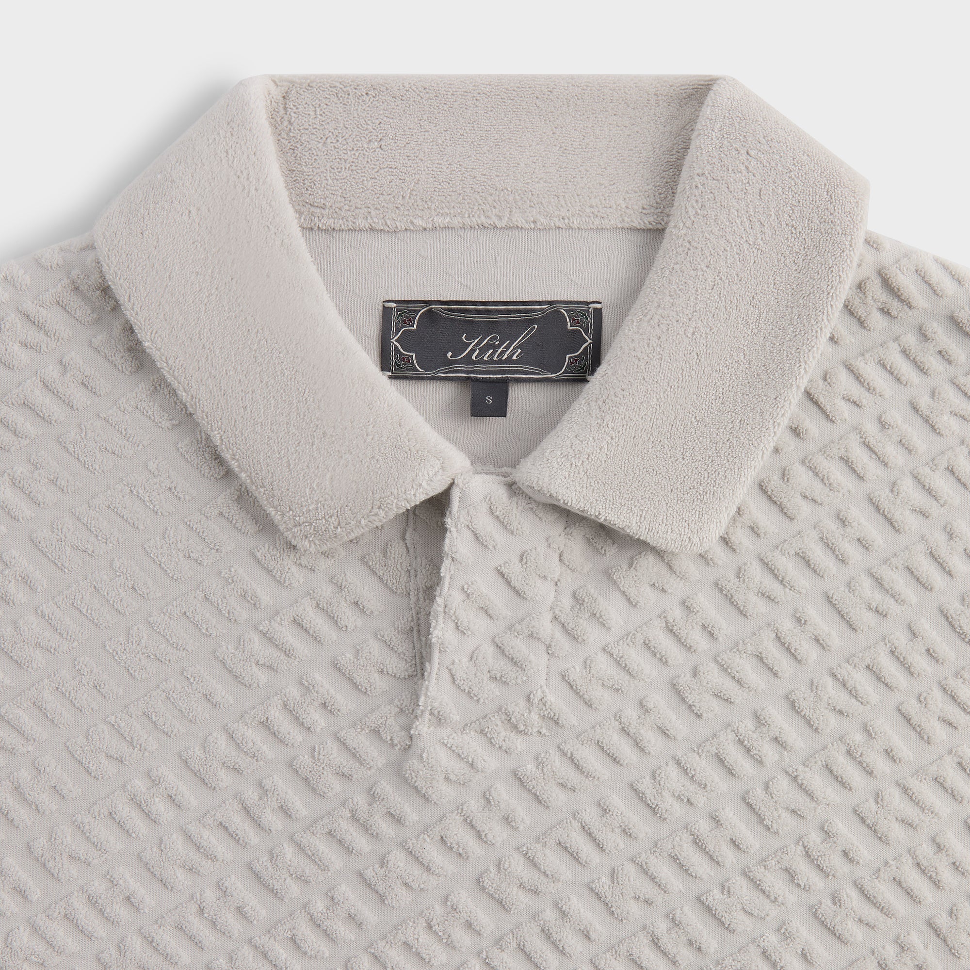 Kith Monogram Terry Leo Polo - Concrete – Kith Europe