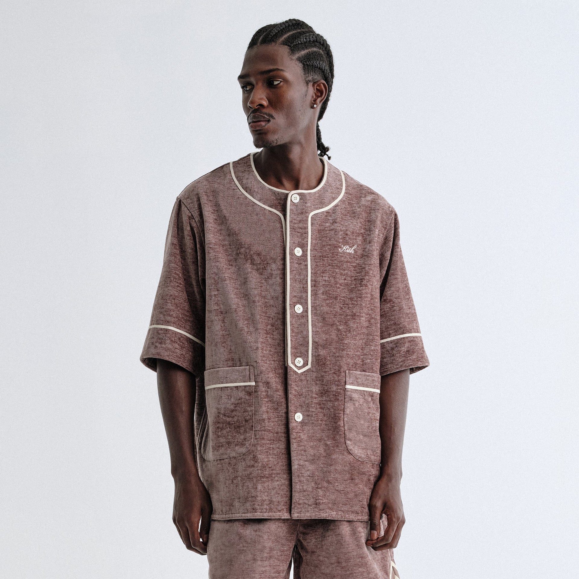 Kith Chenille Willis Baseball Shirt - Poise